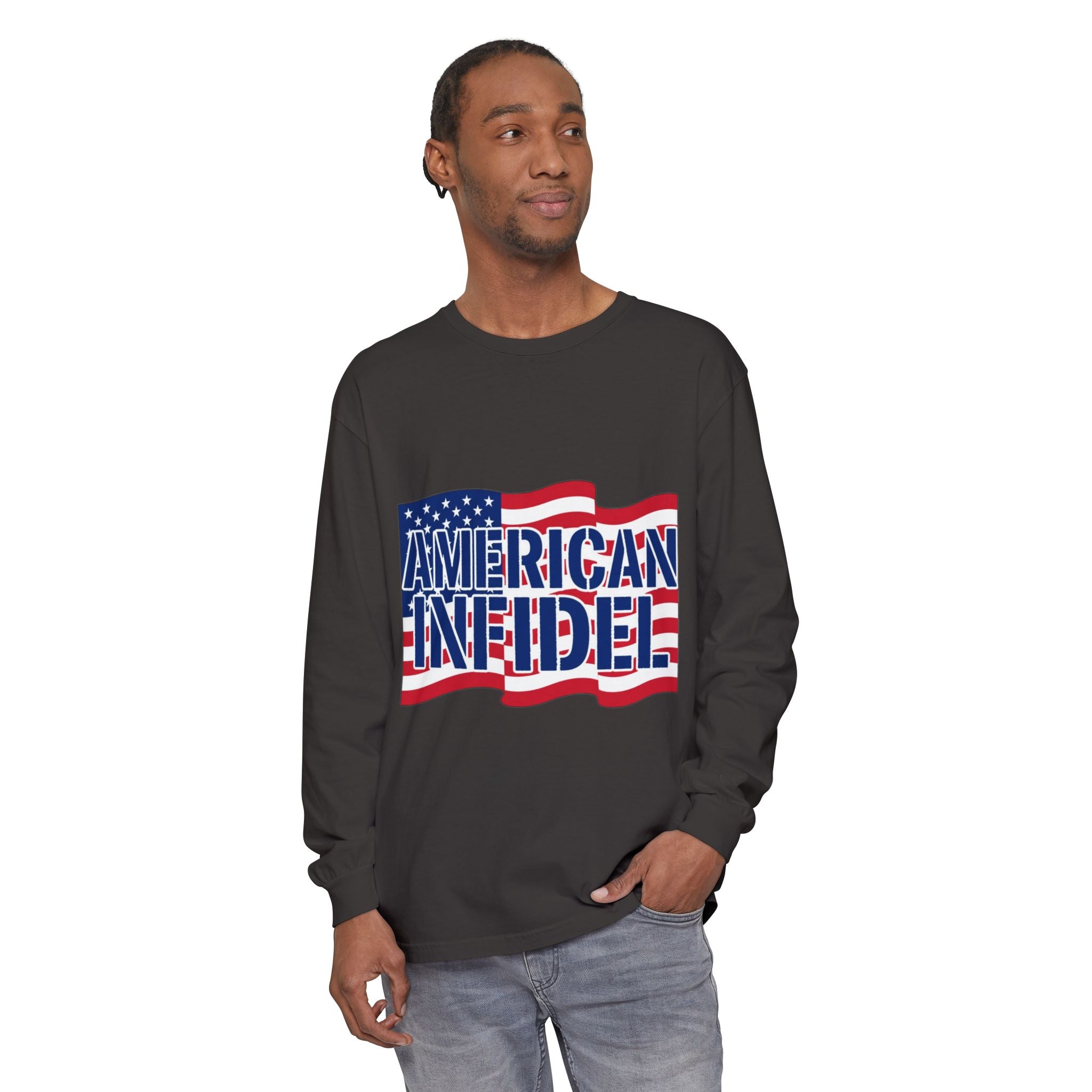 Infidel American Infidel Comfort Colors Long Sleeve