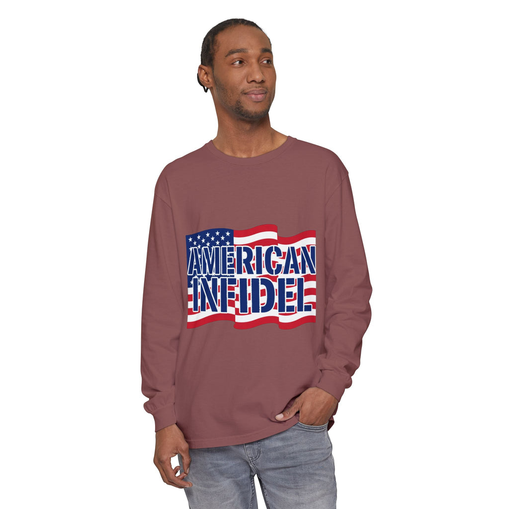 Infidel American Infidel Comfort Colors Long Sleeve