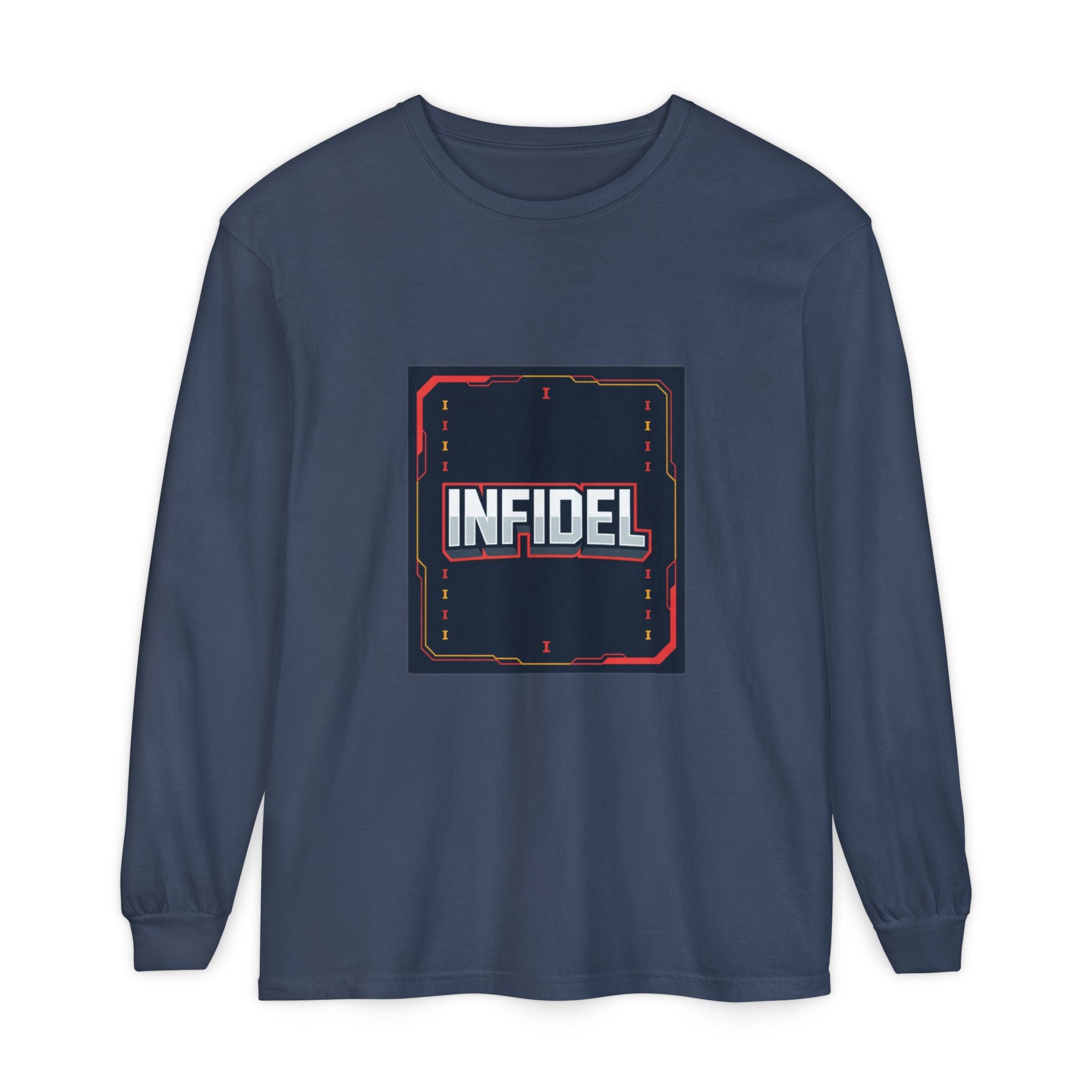 Infidel Pong  Comfort Colors Long Sleeve