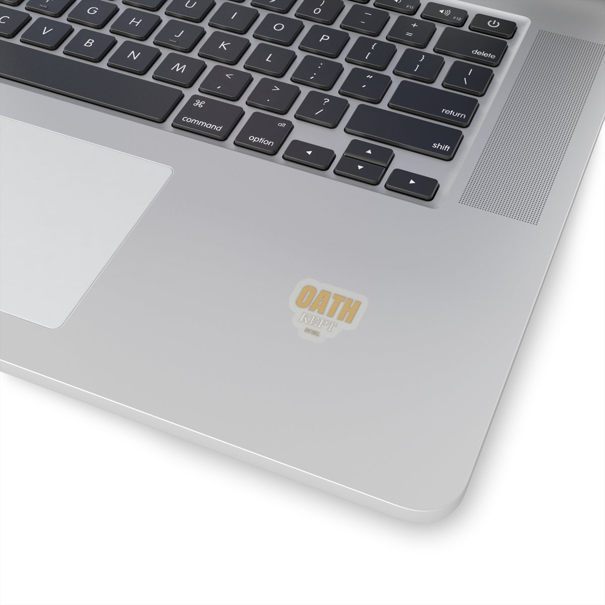 OATH KEPT Sticker — Premium vinyl sticker, weatherproof, 4"x4" to 8"x8"