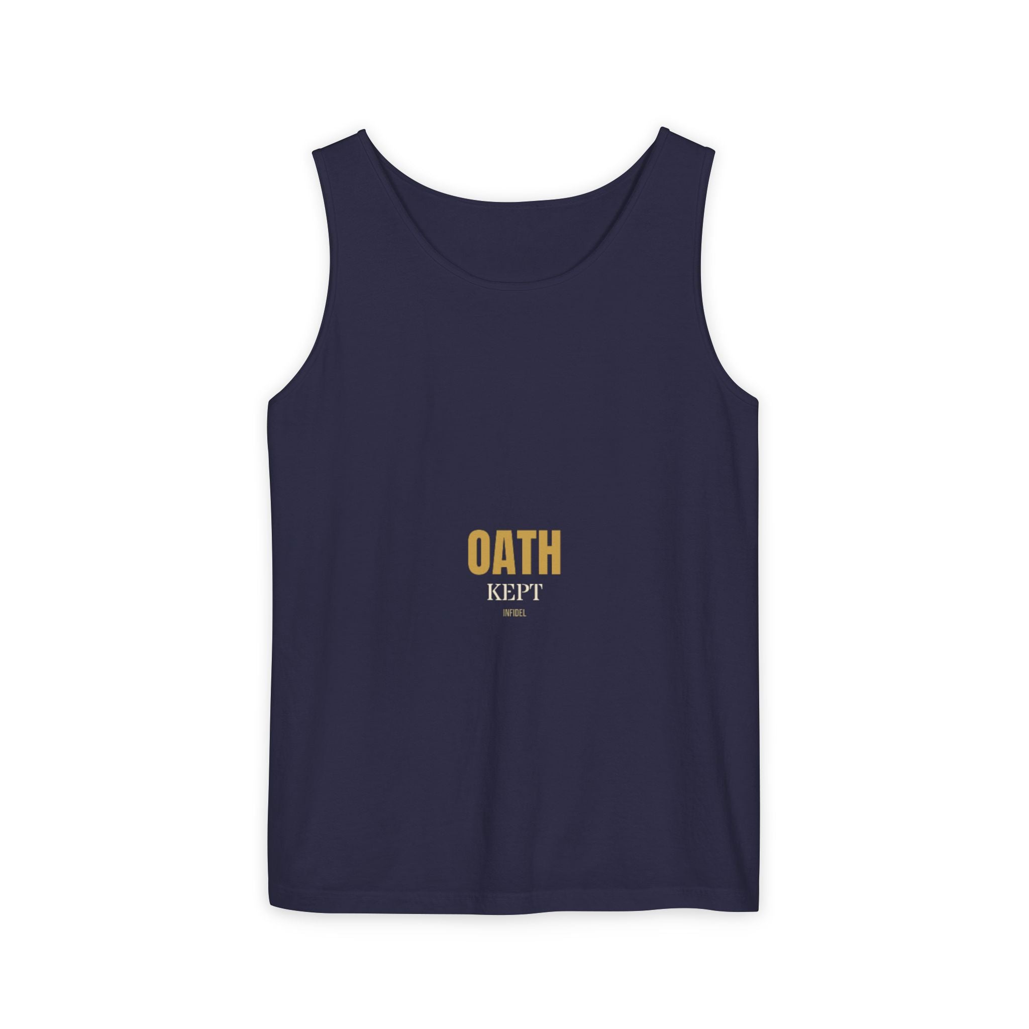 OATH KEPT Garment-Dyed Tank Top — Garment-dyed tank top, ringspun cotton, summer weight