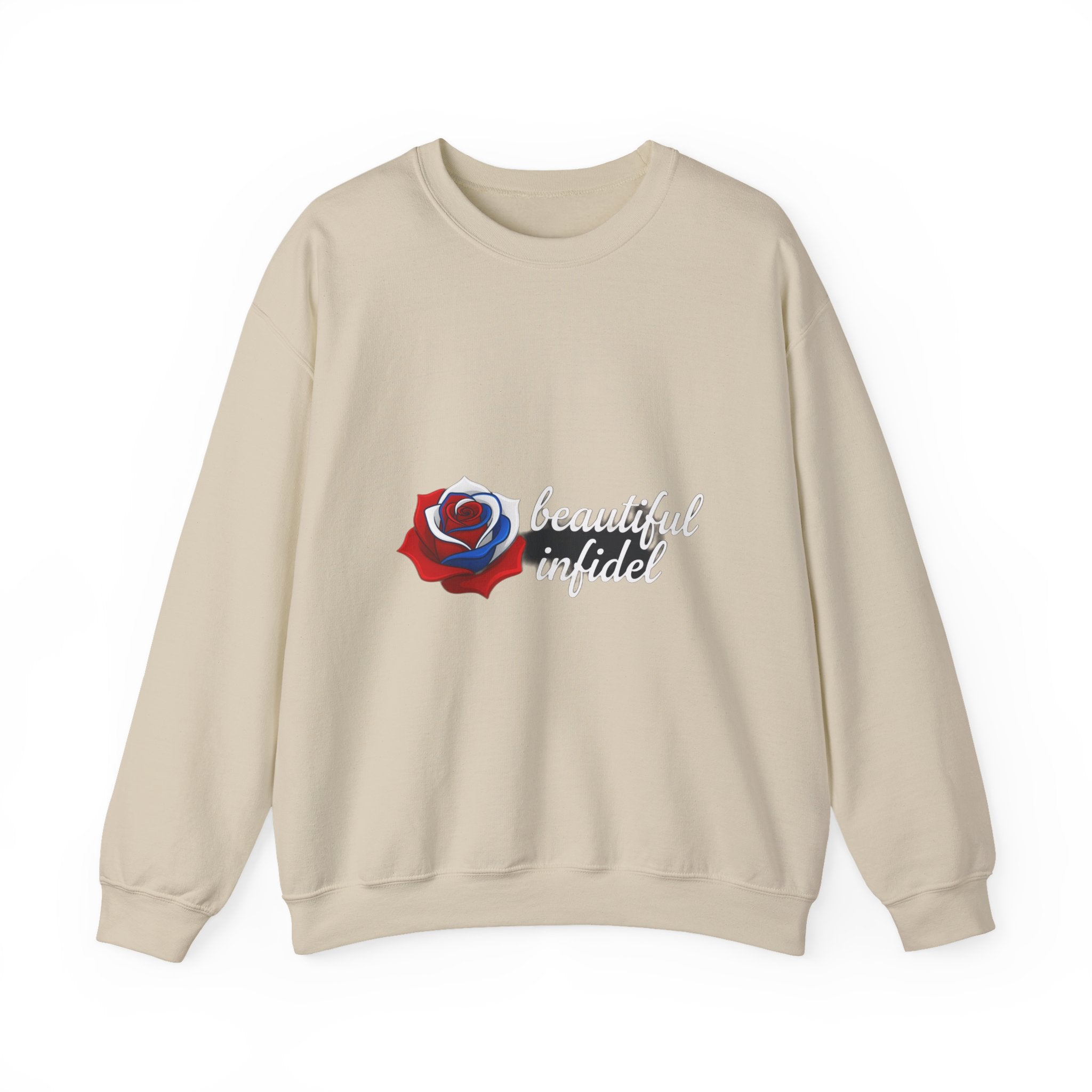 Infidel Beautiful Infidel  Gildan Crewneck Sweatshirt