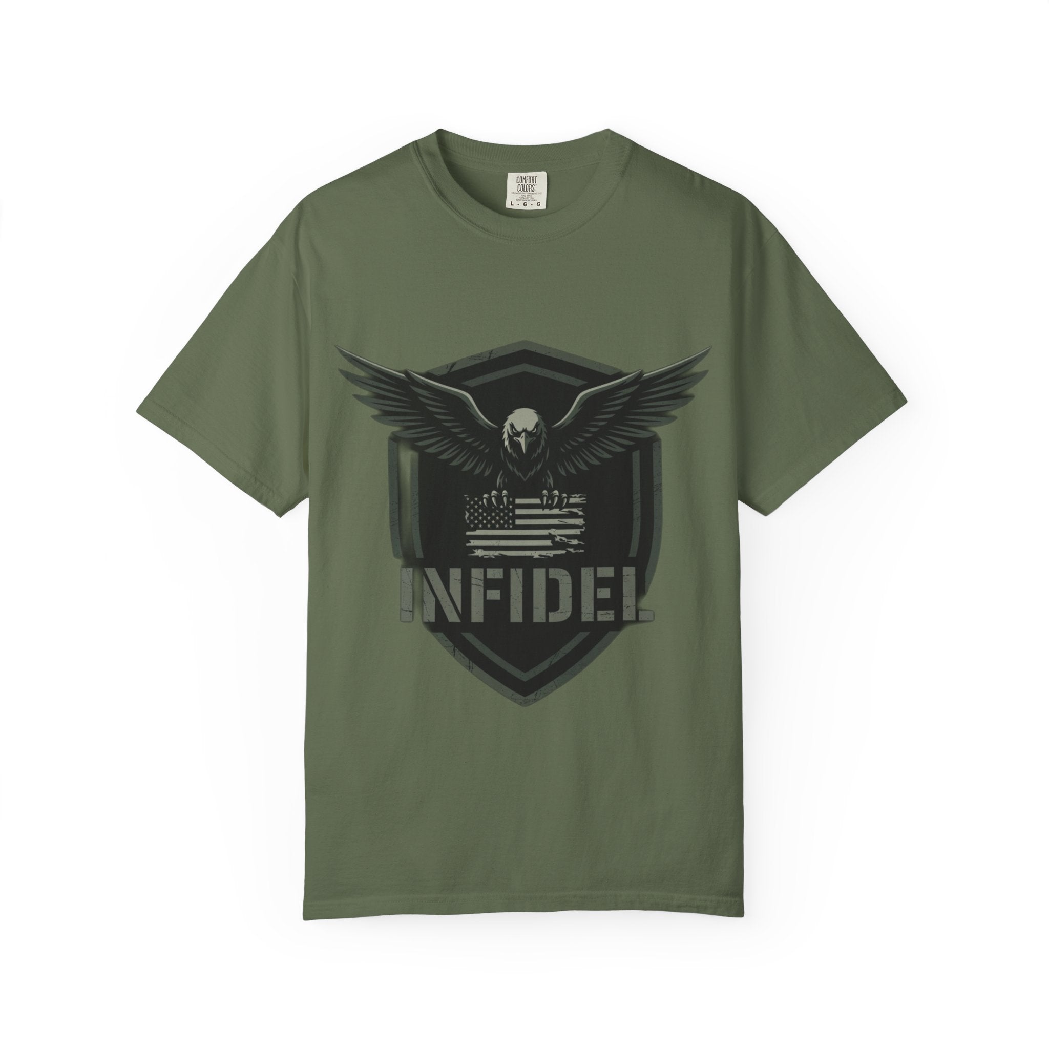 Eagle_Flag Comfort Colors Tee