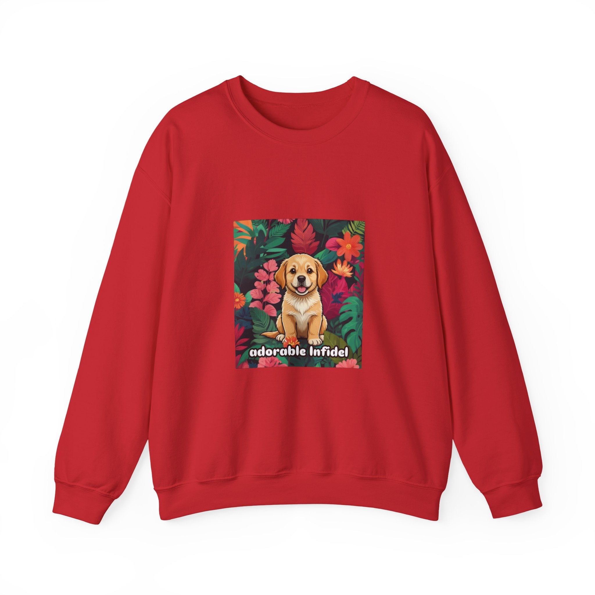 Adorable Infidel Gildan Crewneck Sweatshirt