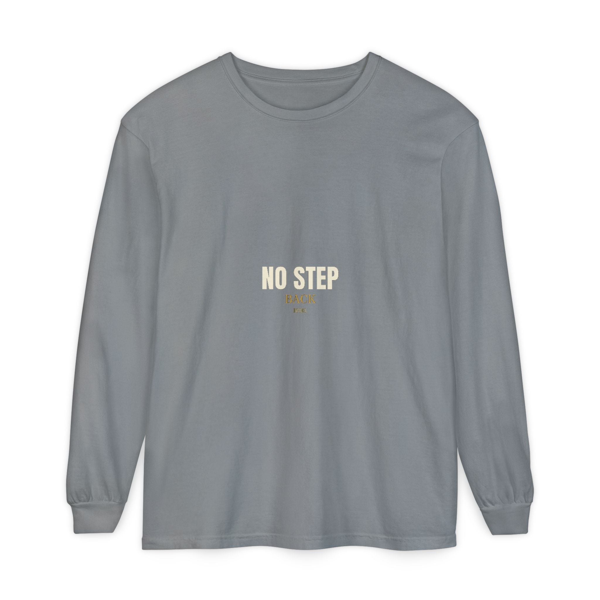 NO STEP BACK Comfort Colors Long Sleeve Long-sleeve - Infidel.me Patriotic Apparel