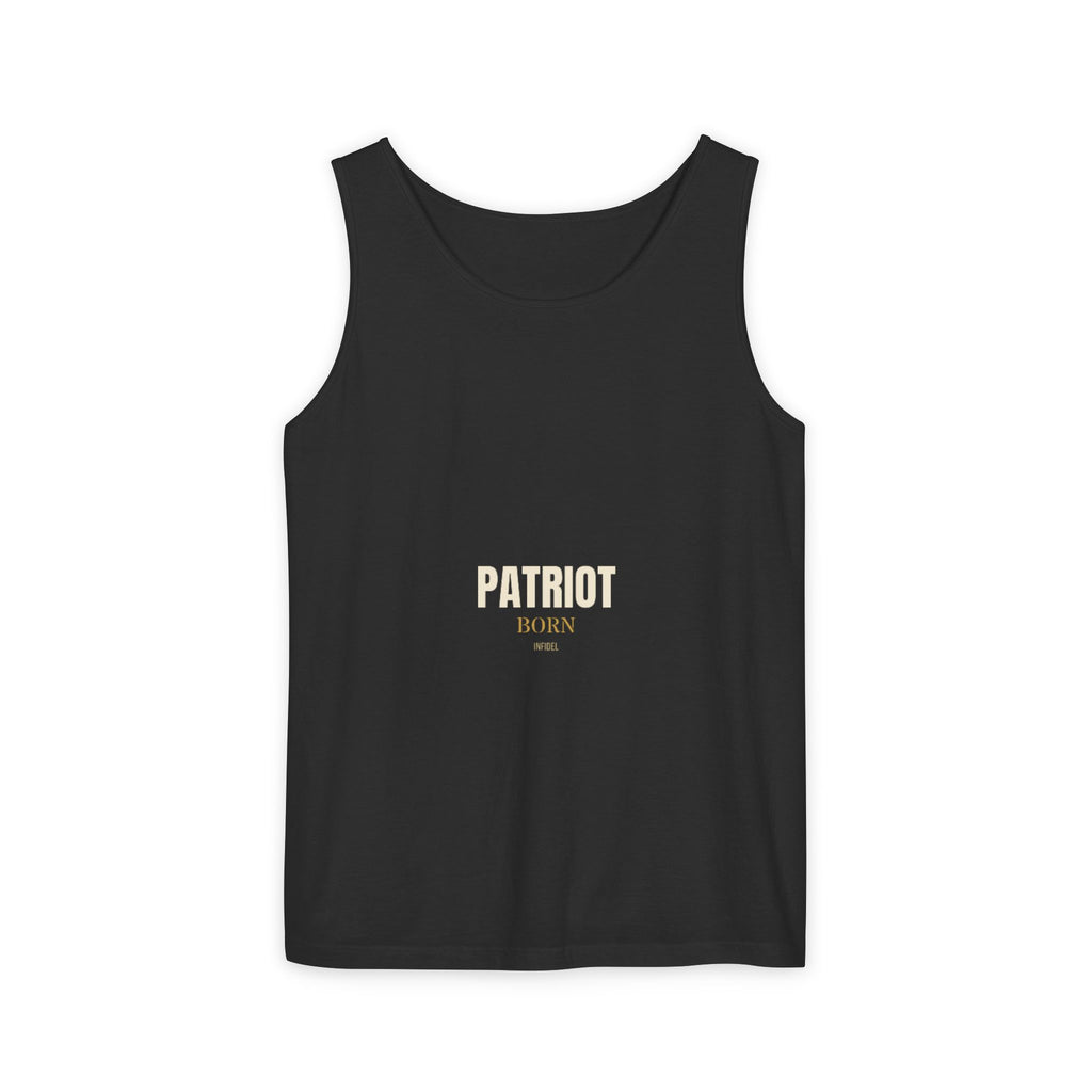 PATRIOT Garment-Dyed Tank Top — Garment-dyed tank top, ringspun cotton, summer weight