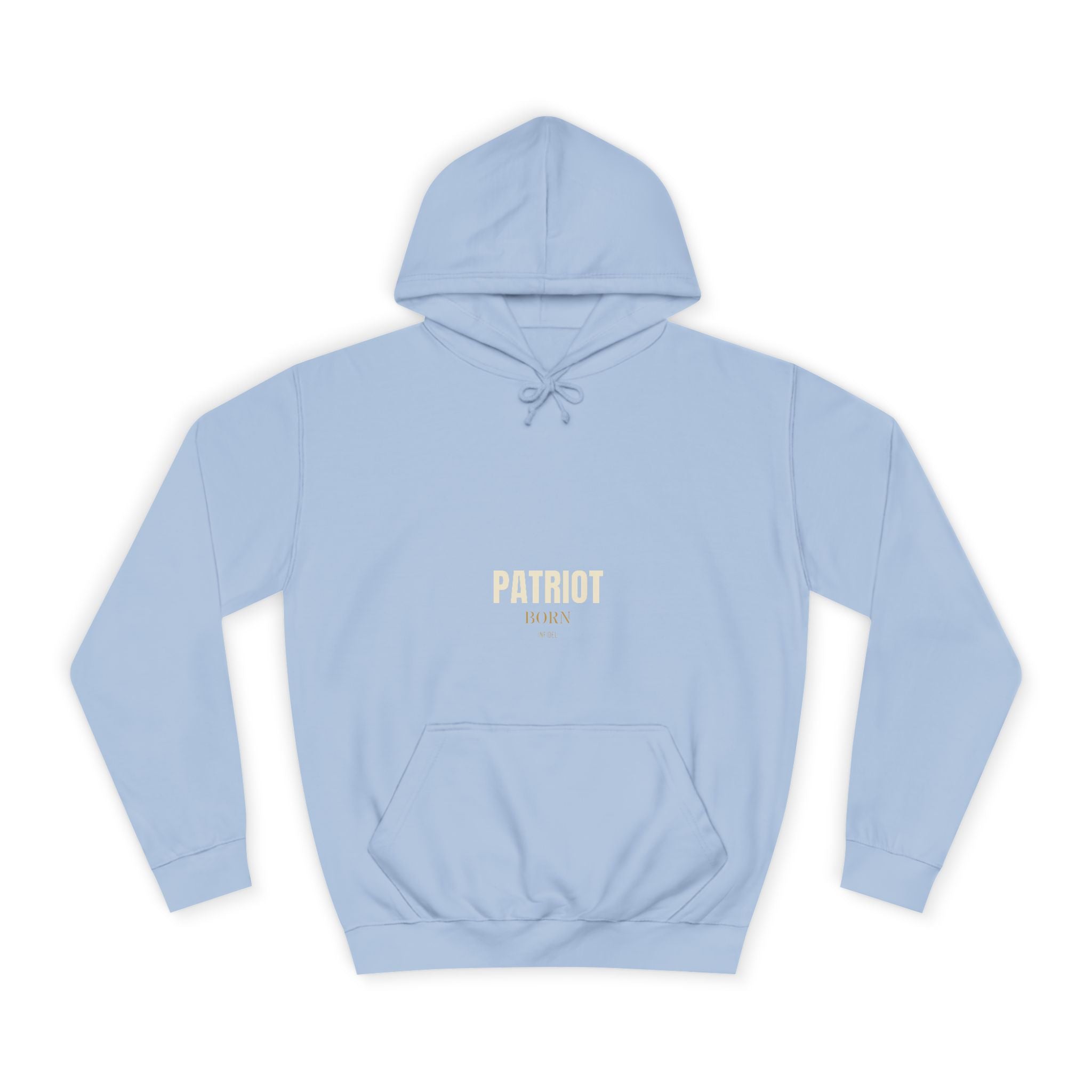 PATRIOT Hoodie — Heavyweight pullover hoodie, 100% cotton, embroidered design