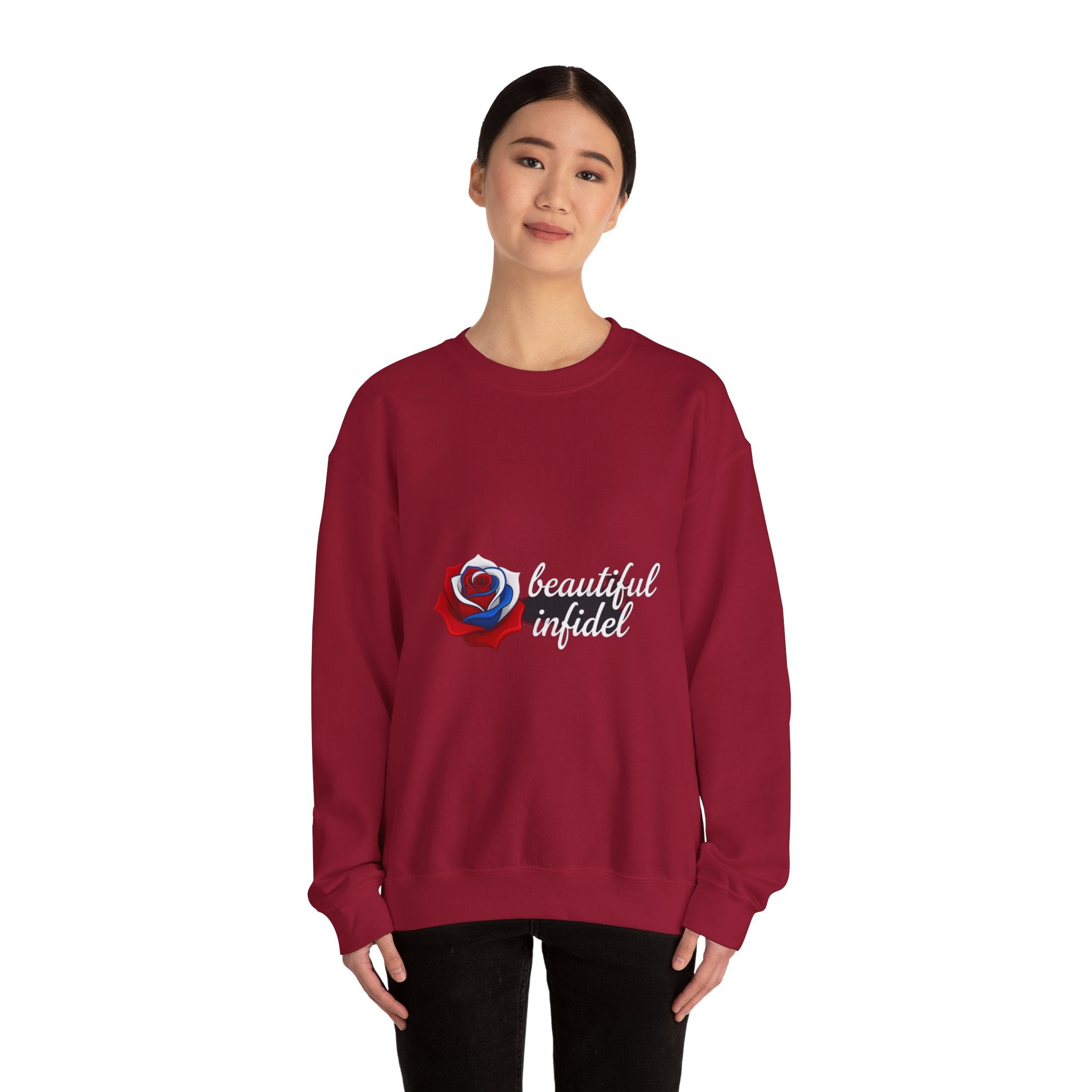 Infidel Beautiful Infidel  Gildan Crewneck Sweatshirt
