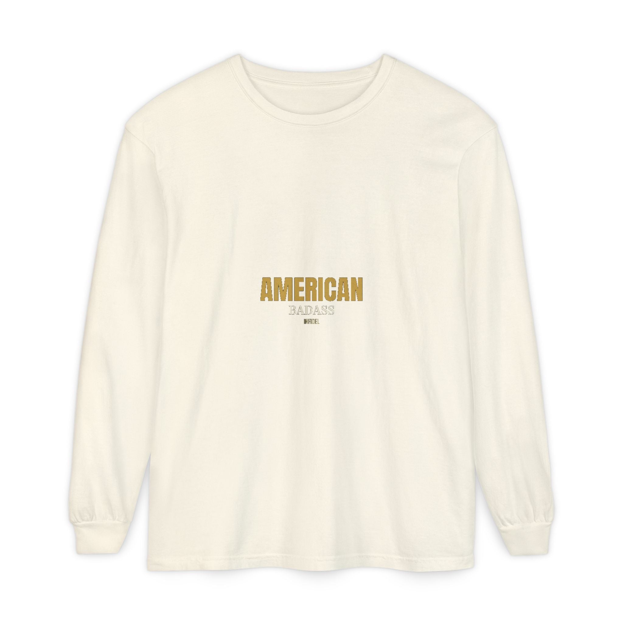 AMERICAN BADASS Comfort Colors Long Sleeve Long-sleeve - Infidel.me Patriotic Apparel