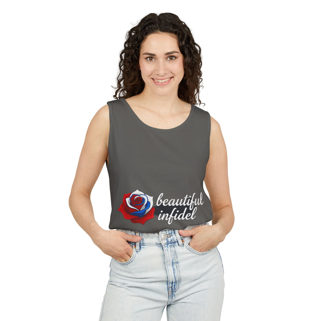 Infidel Beautiful Infidel  Garment-Dyed Tank Top