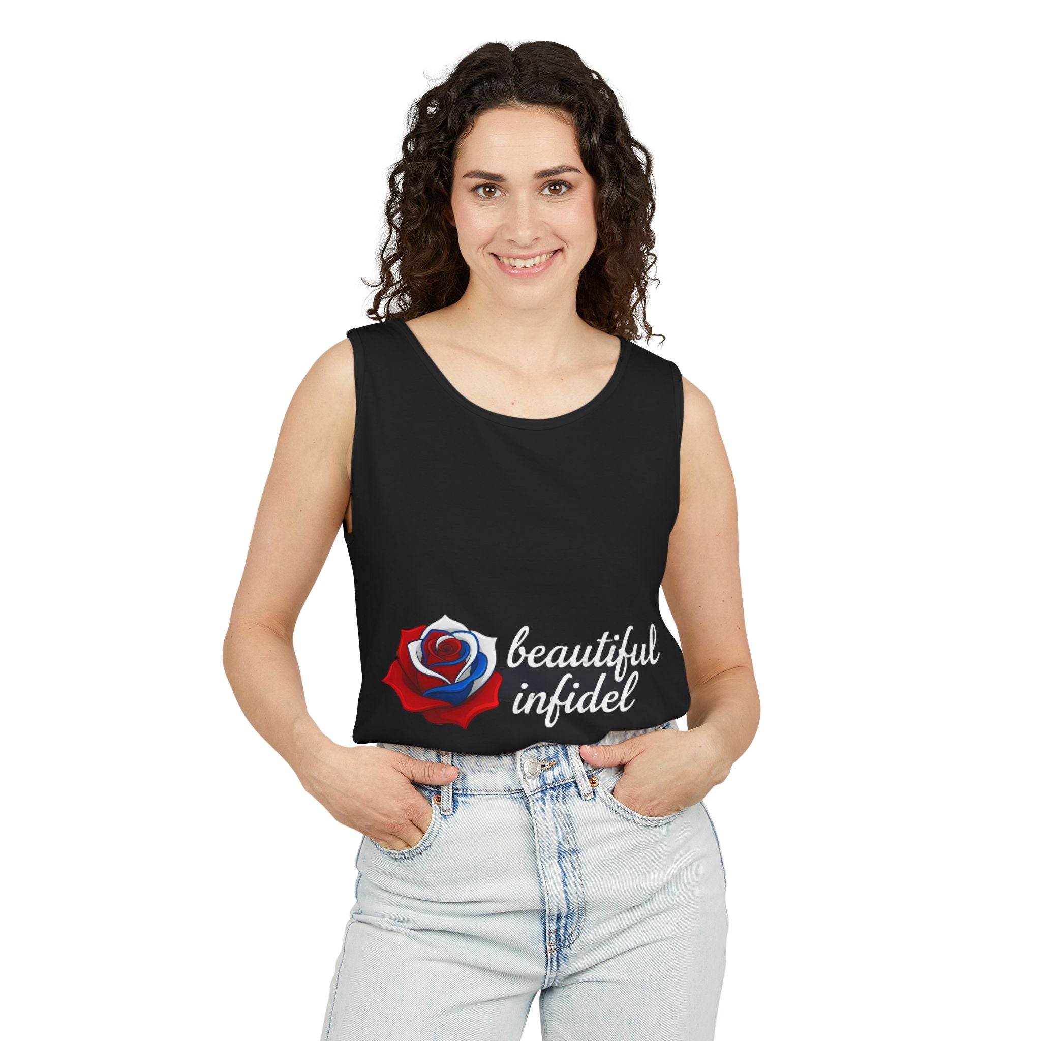 Infidel Beautiful Infidel  Garment-Dyed Tank Top