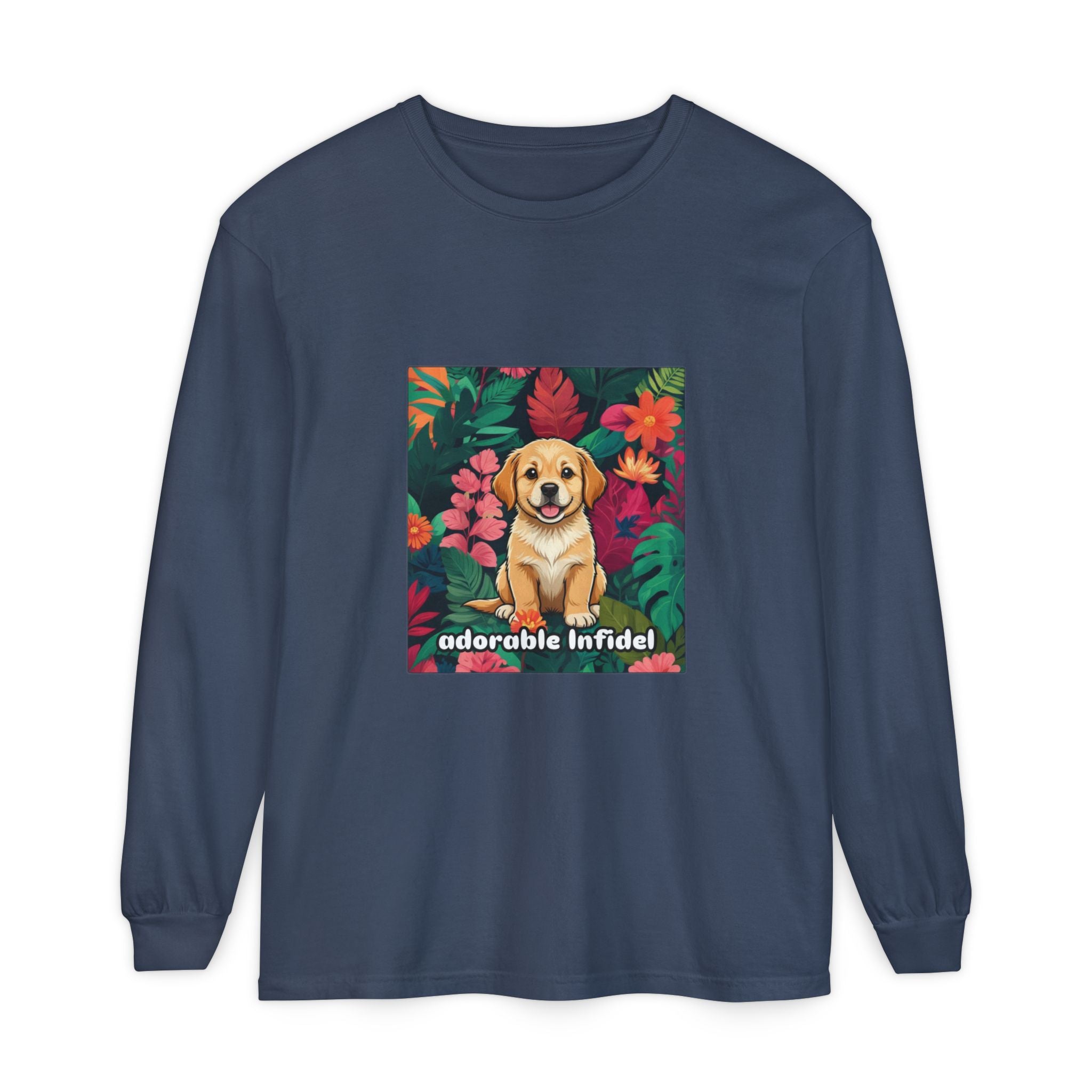 Adorable Infidel Comfort Colors Long Sleeve