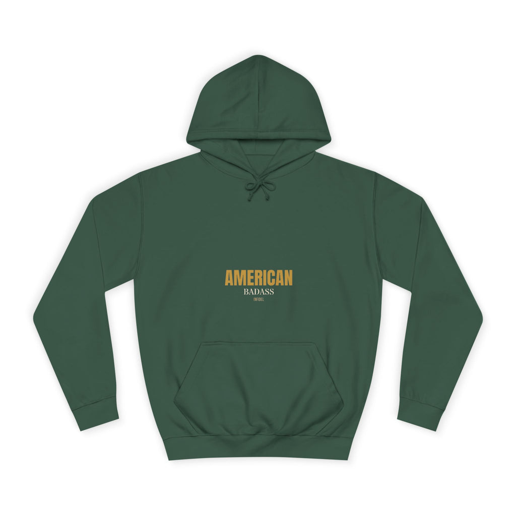 AMERICAN BADASS Hoodie Hoodie - Infidel.me Patriotic Apparel