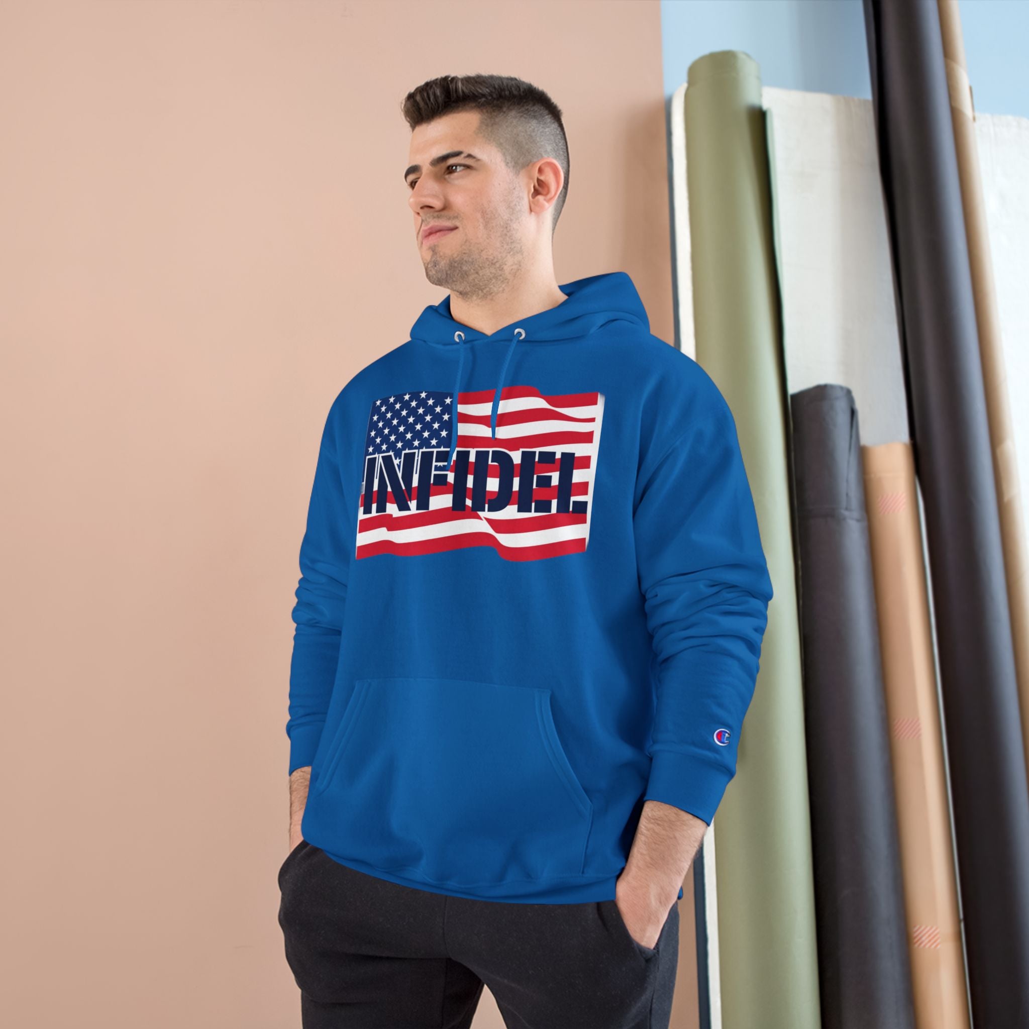 American-Bold Champion Hoodie