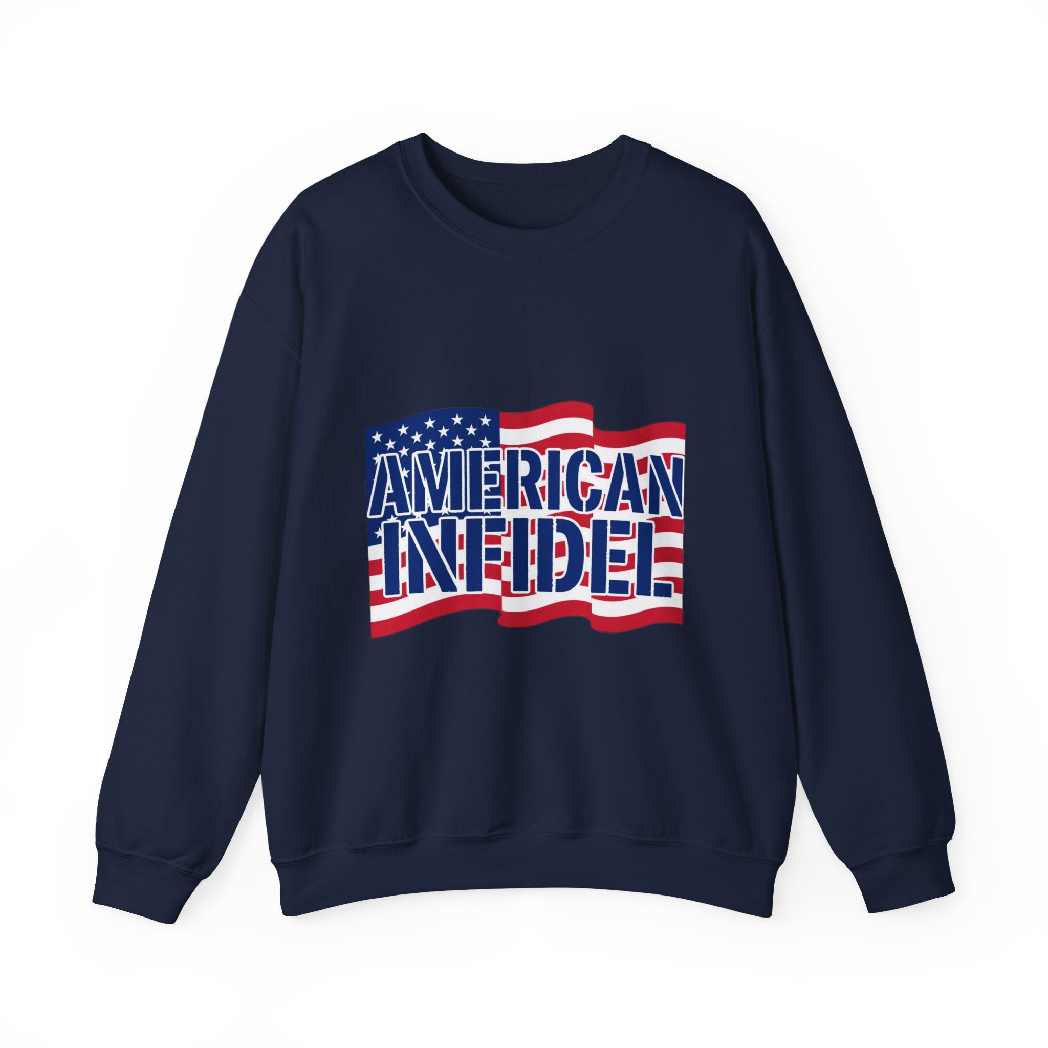 Infidel American Infidel Gildan Crewneck Sweatshirt
