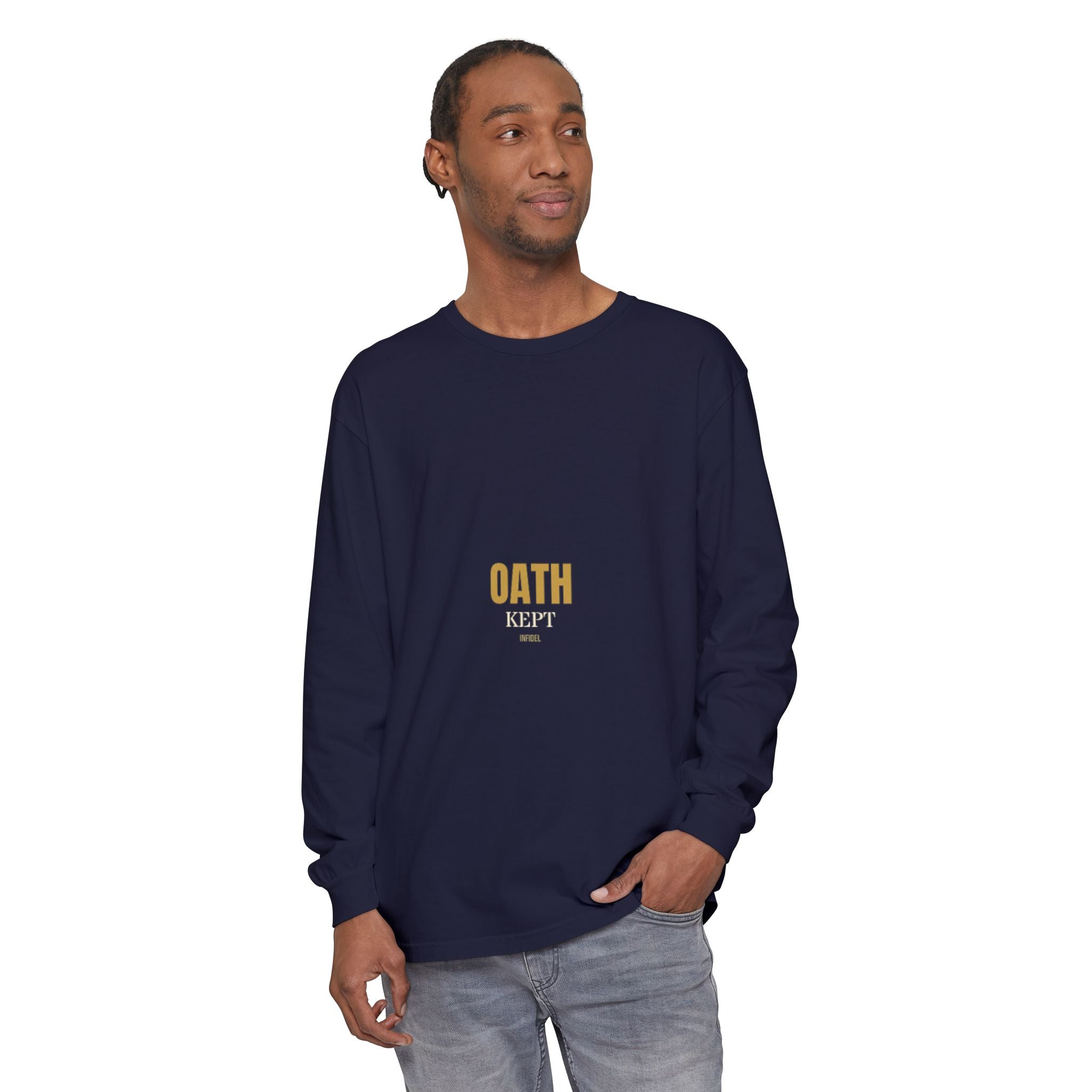 OATH KEPT Comfort Colors Long Sleeve — Comfort Colors long sleeve tee, garment-dyed, relaxed fit