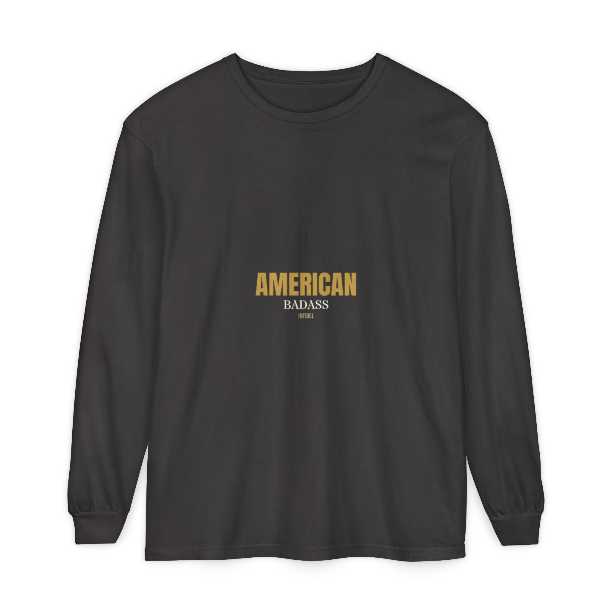 AMERICAN BADASS Comfort Colors Long Sleeve Long-sleeve - Infidel.me Patriotic Apparel