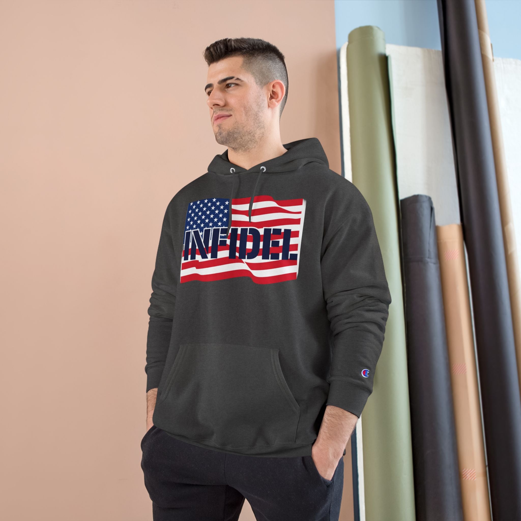 American-Bold Champion Hoodie