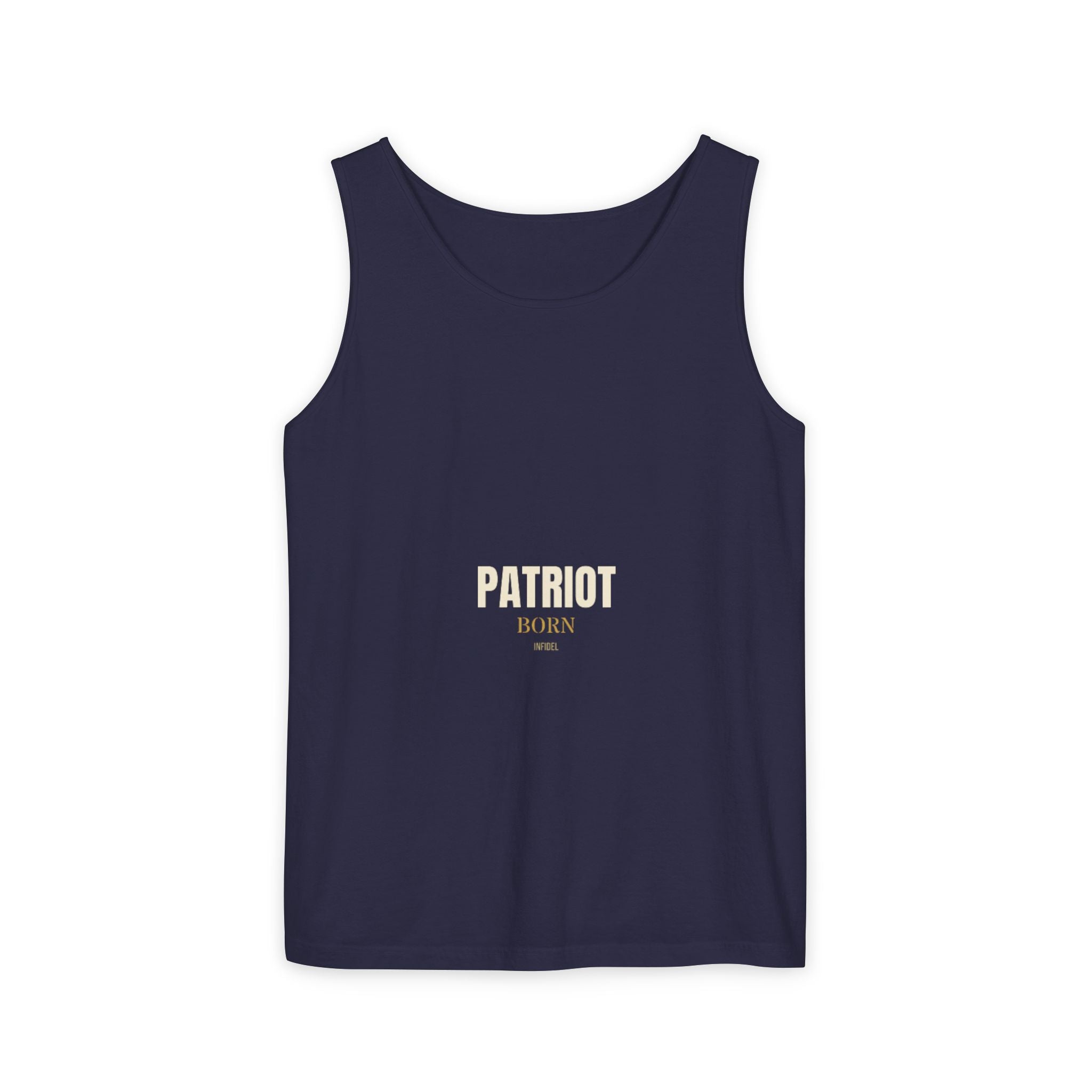 PATRIOT Garment-Dyed Tank Top — Garment-dyed tank top, ringspun cotton, summer weight