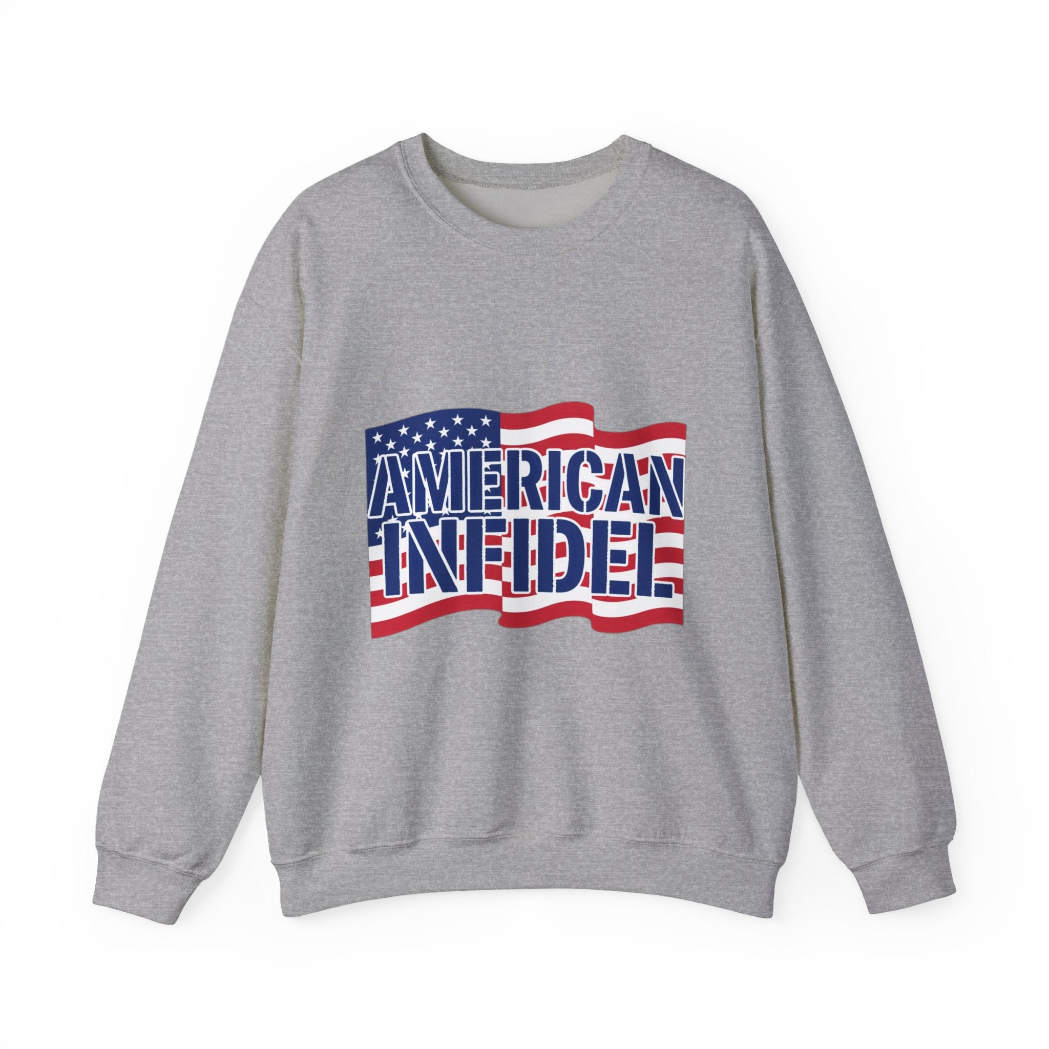 Infidel American Infidel Gildan Crewneck Sweatshirt