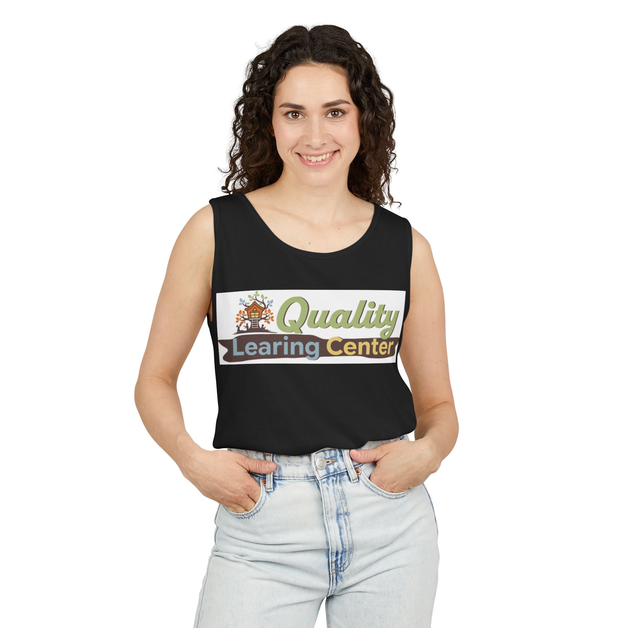 Infidel Learning Center Tee Garment-Dyed Tank Top