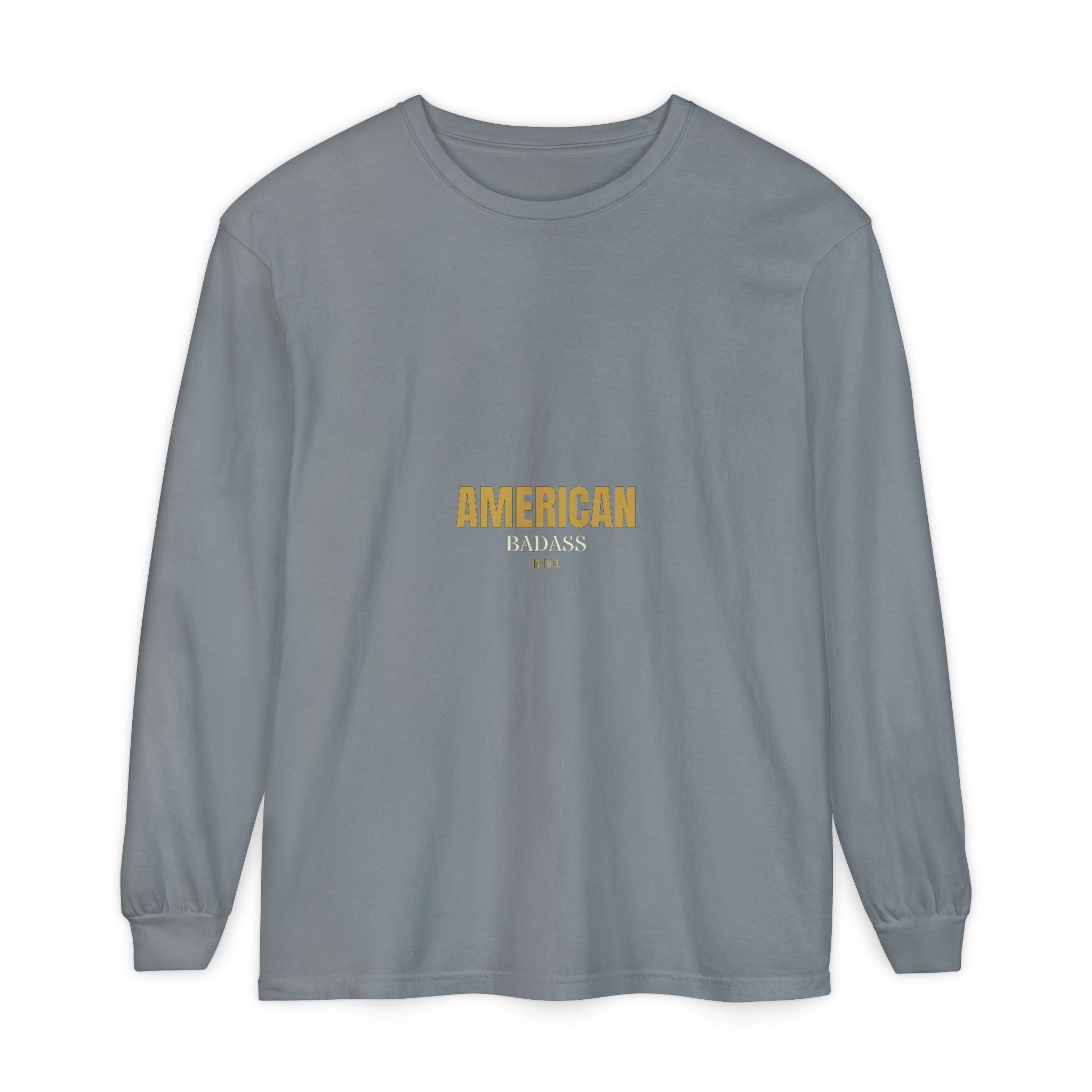AMERICAN BADASS Comfort Colors Long Sleeve Long-sleeve - Infidel.me Patriotic Apparel