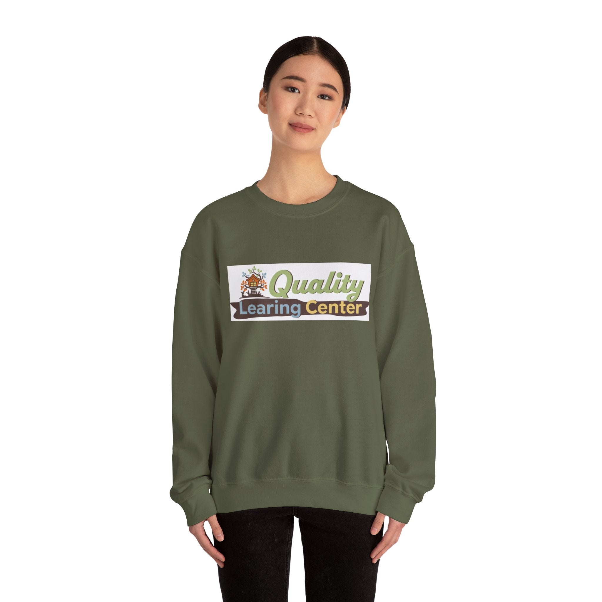 Infidel Learning Center Tee Gildan Crewneck Sweatshirt