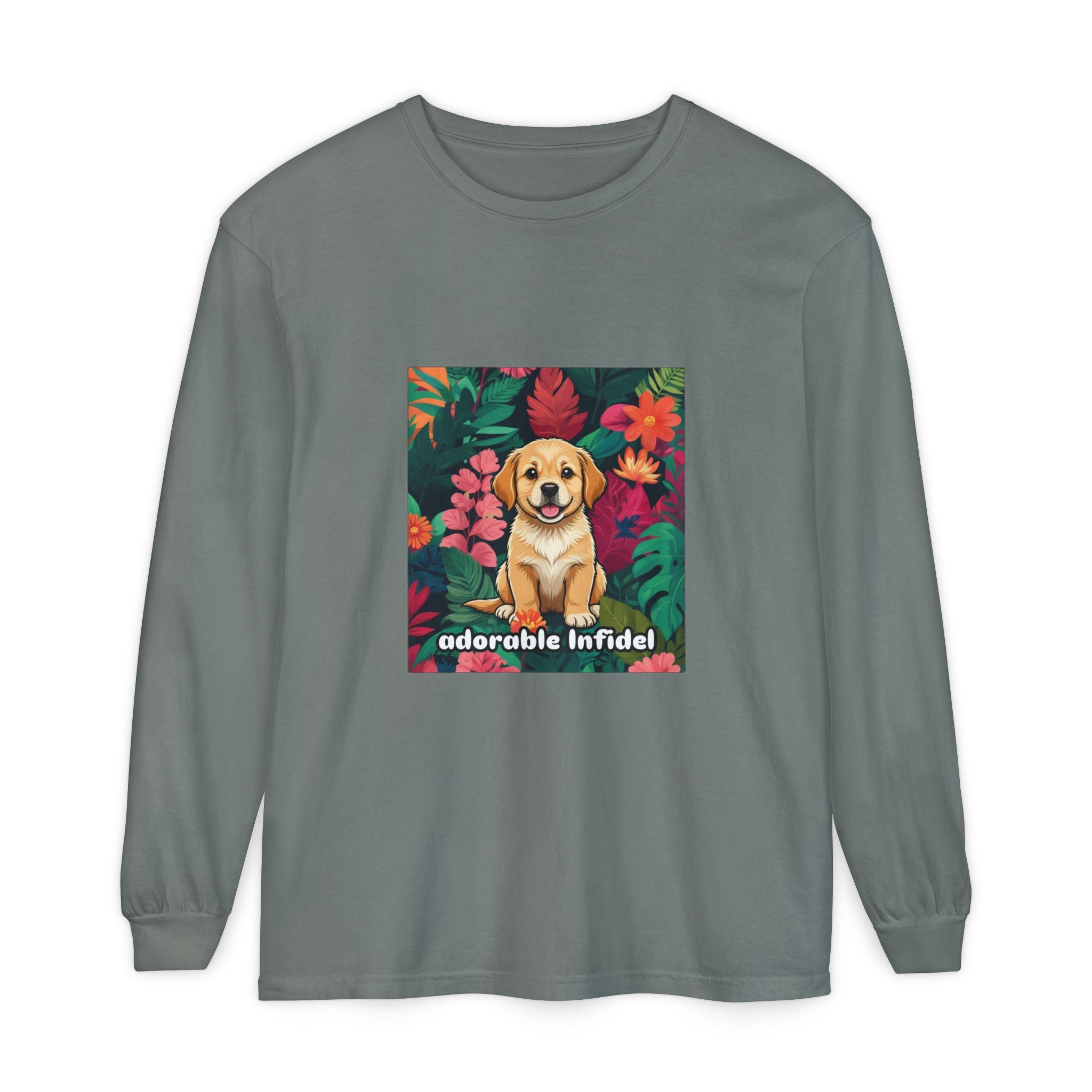 Adorable Infidel Comfort Colors Long Sleeve