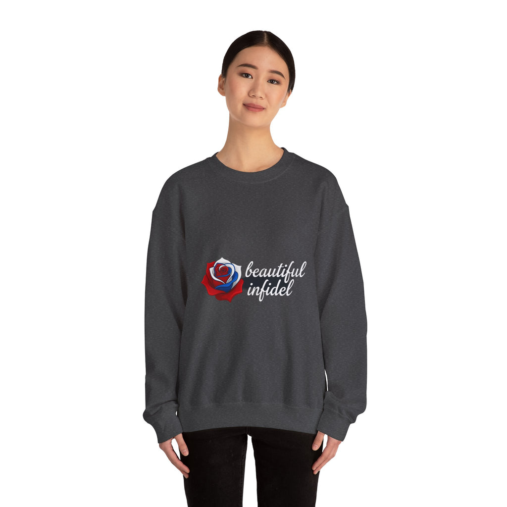 Infidel Beautiful Infidel  Gildan Crewneck Sweatshirt