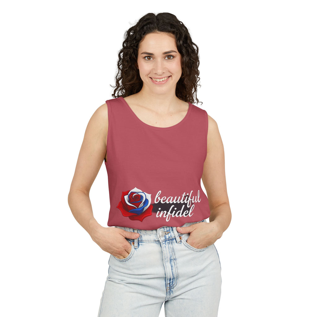Infidel Beautiful Infidel  Garment-Dyed Tank Top