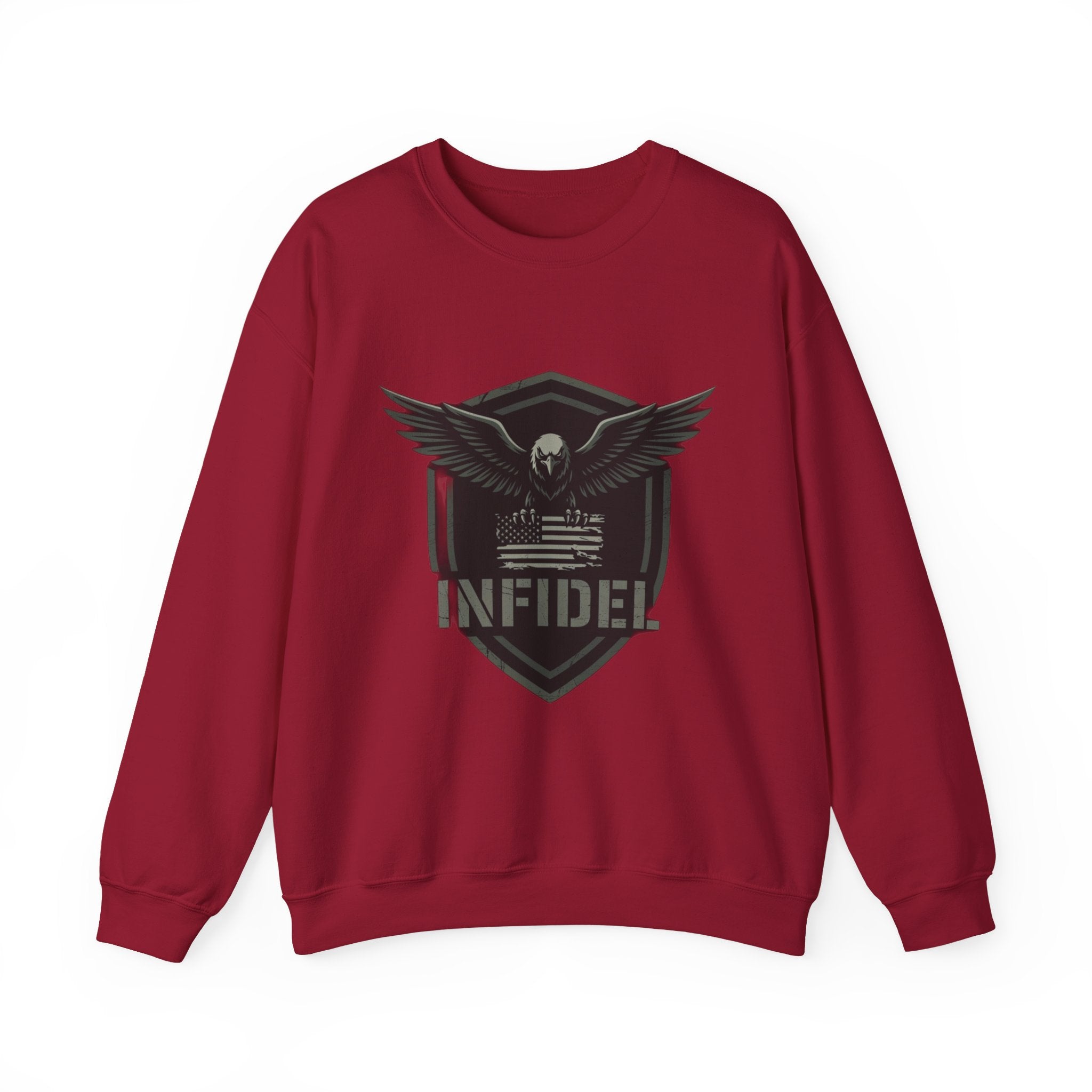 Eagle_Flag Gildan Crewneck Sweatshirt