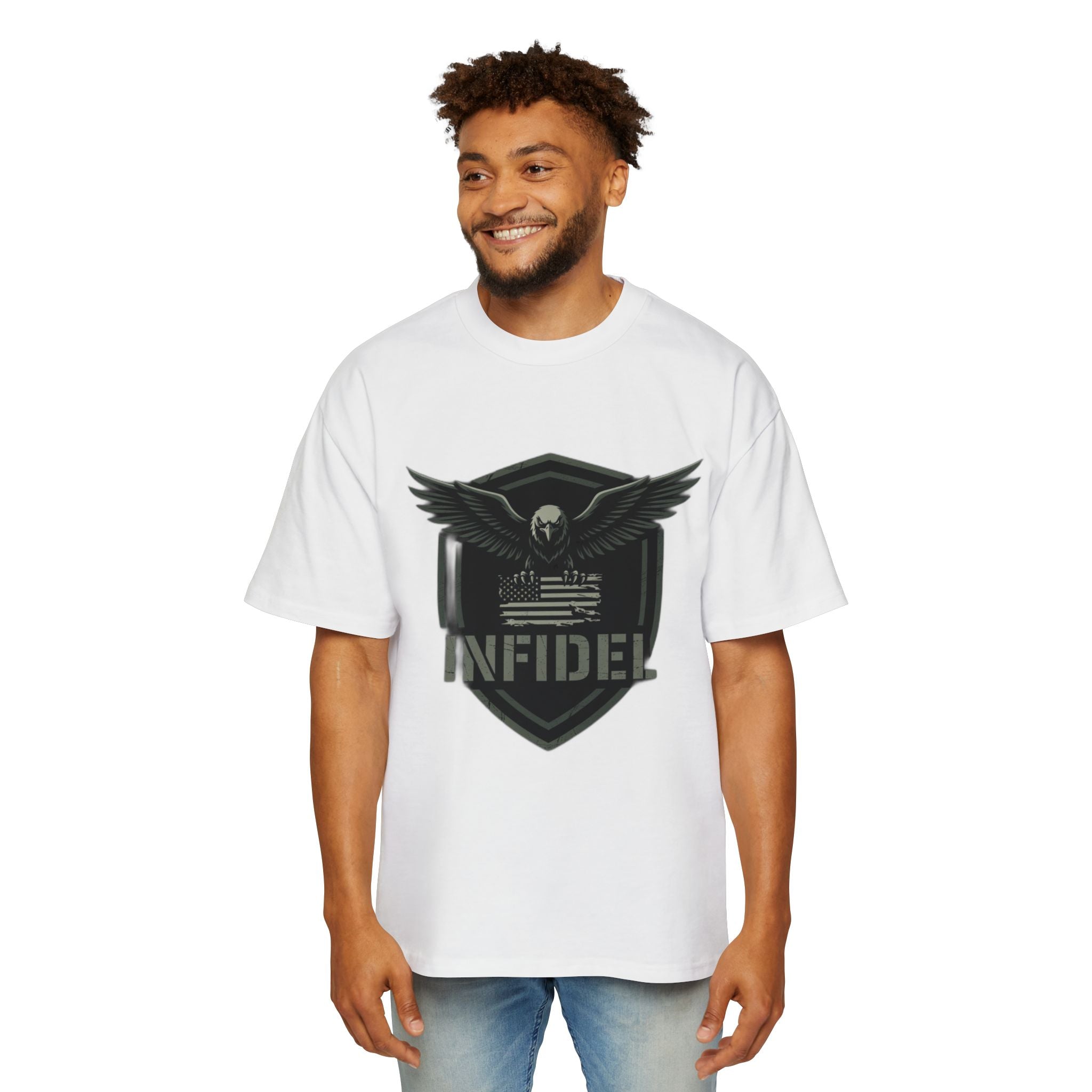 Eagle_Flag Heavy Oversized Tee
