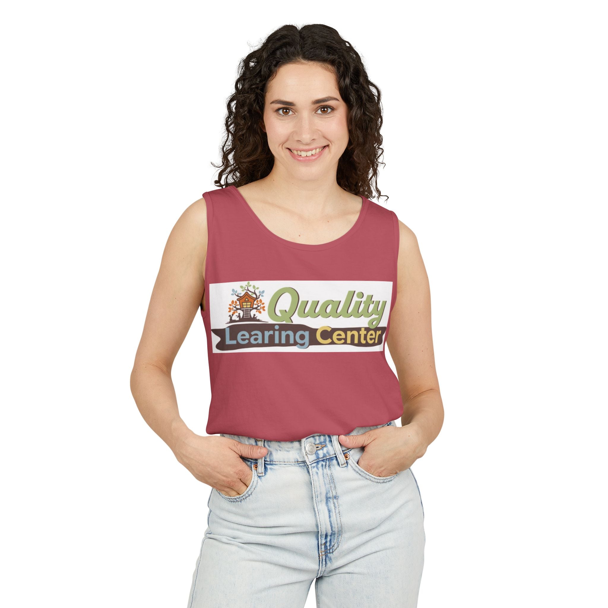 Infidel Learning Center Tee Garment-Dyed Tank Top