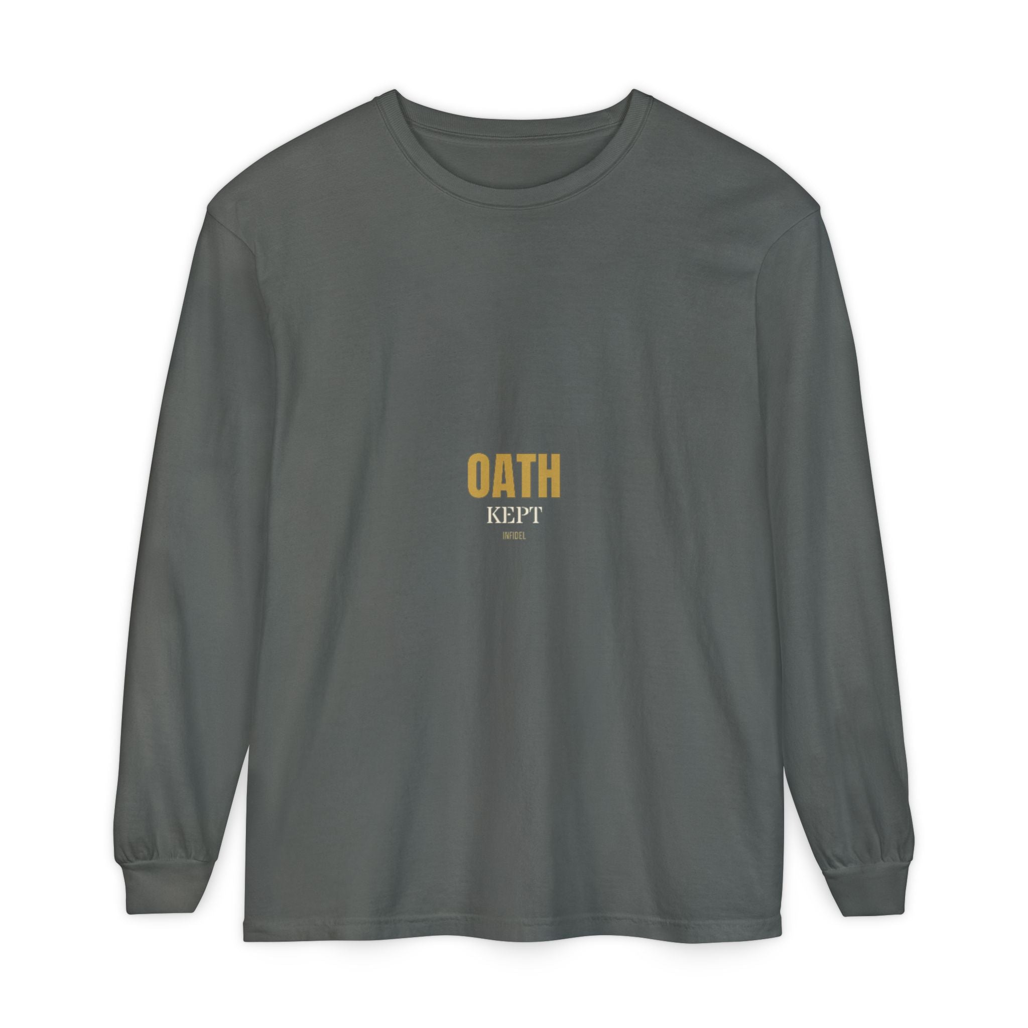 OATH KEPT Comfort Colors Long Sleeve — Comfort Colors long sleeve tee, garment-dyed, relaxed fit