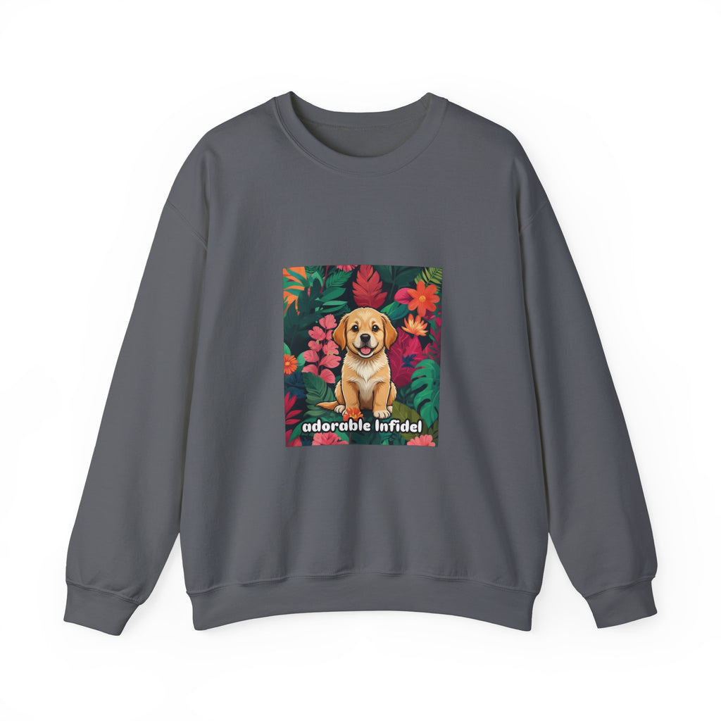 Adorable Infidel Gildan Crewneck Sweatshirt