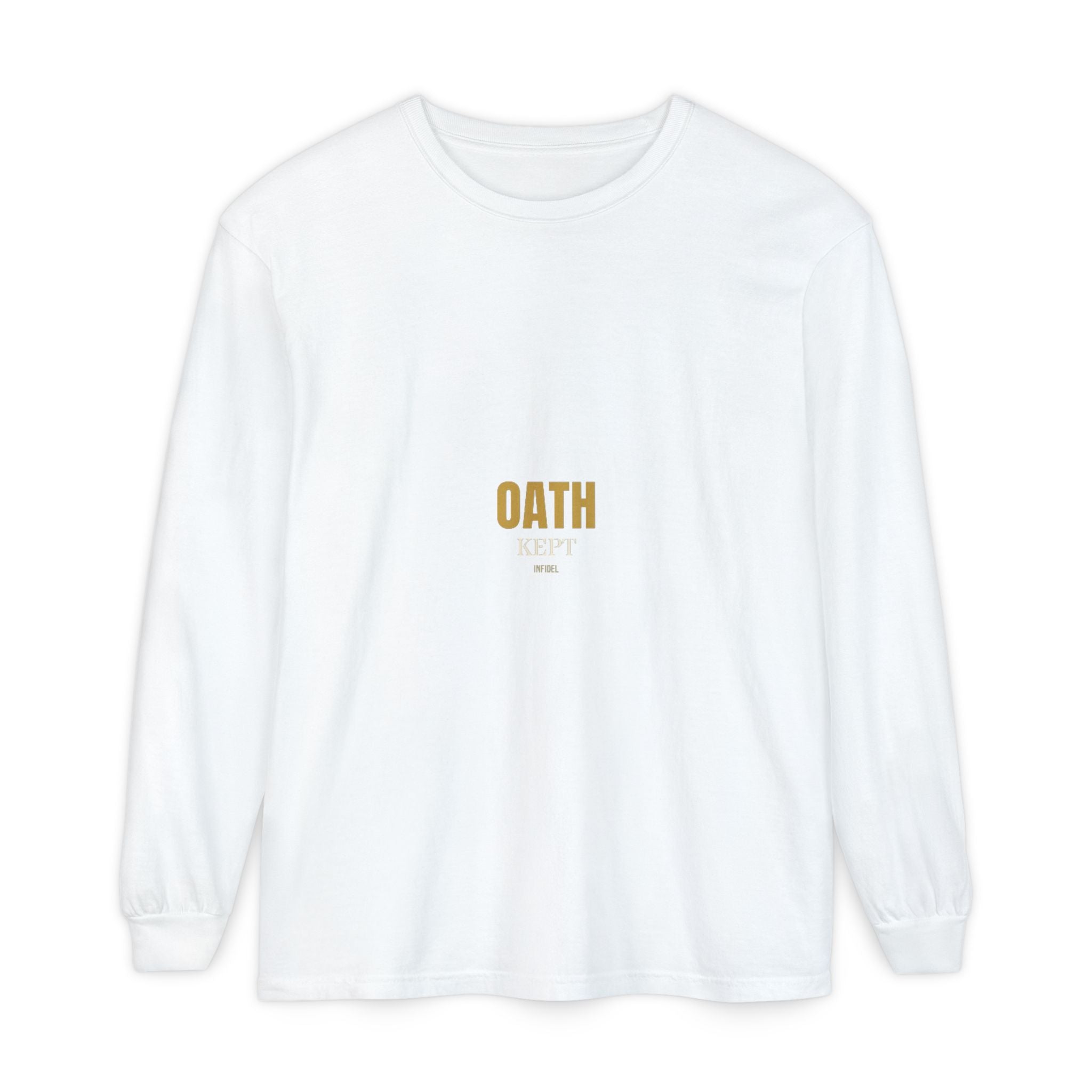 OATH KEPT Comfort Colors Long Sleeve — Comfort Colors long sleeve tee, garment-dyed, relaxed fit