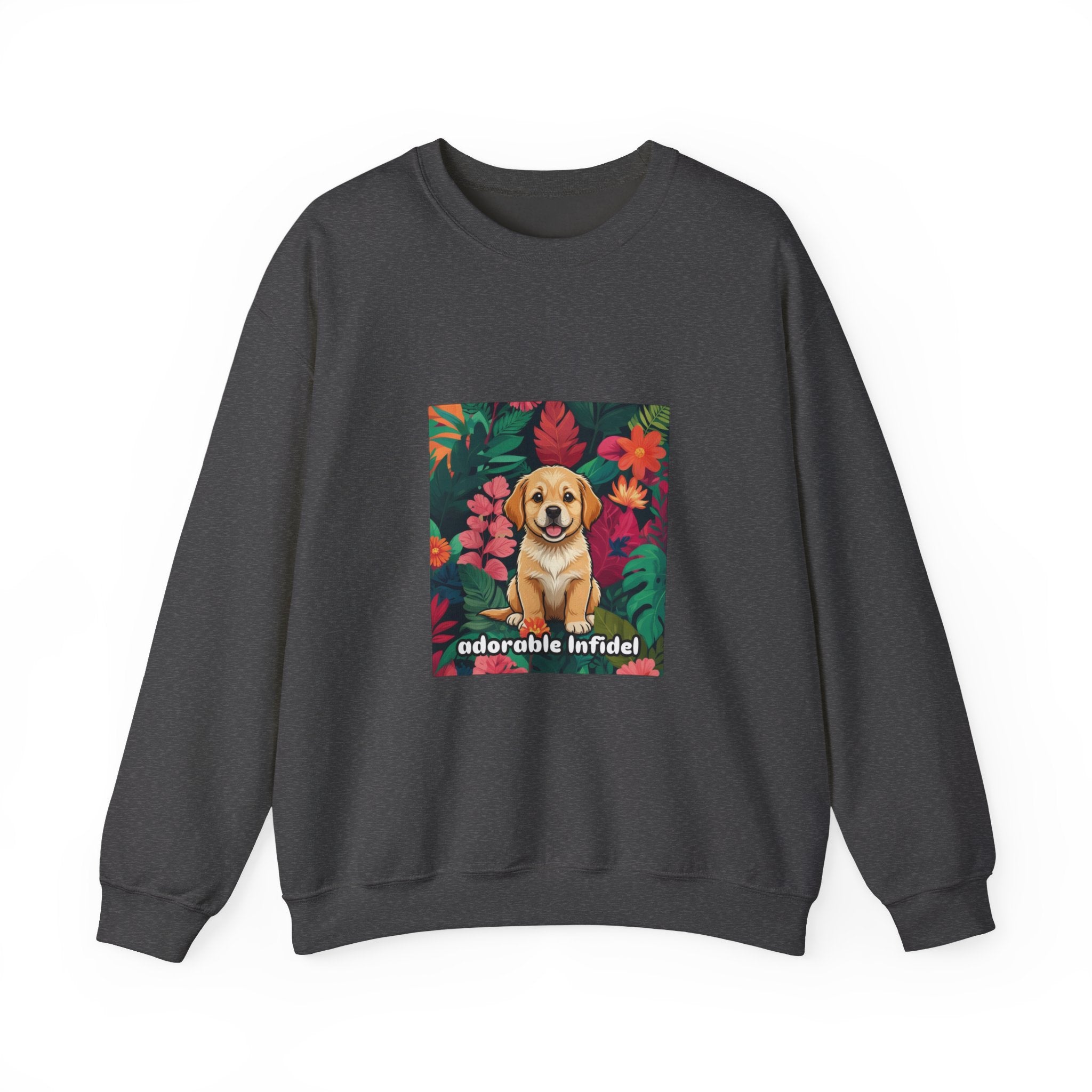 Adorable Infidel Gildan Crewneck Sweatshirt