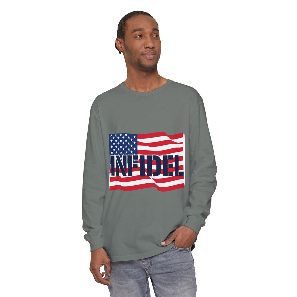American-Bold Comfort Colors Long Sleeve