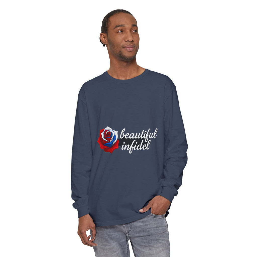 Infidel Beautiful Infidel  Comfort Colors Long Sleeve