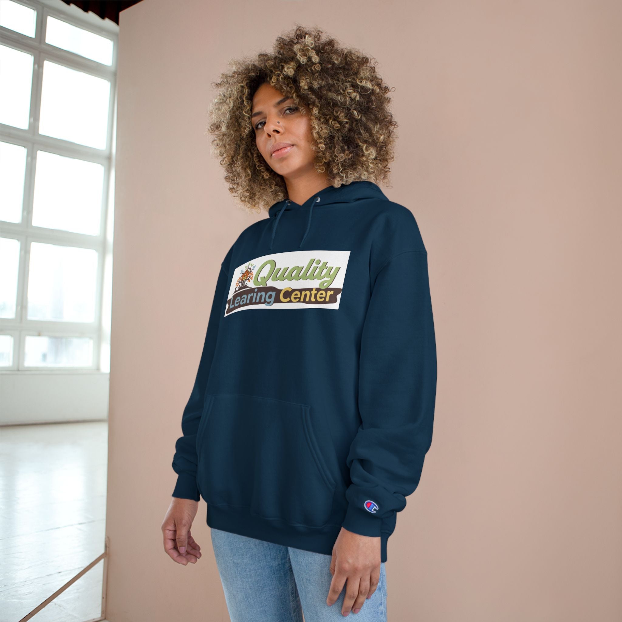 Infidel Learning Center Tee Champion Hoodie