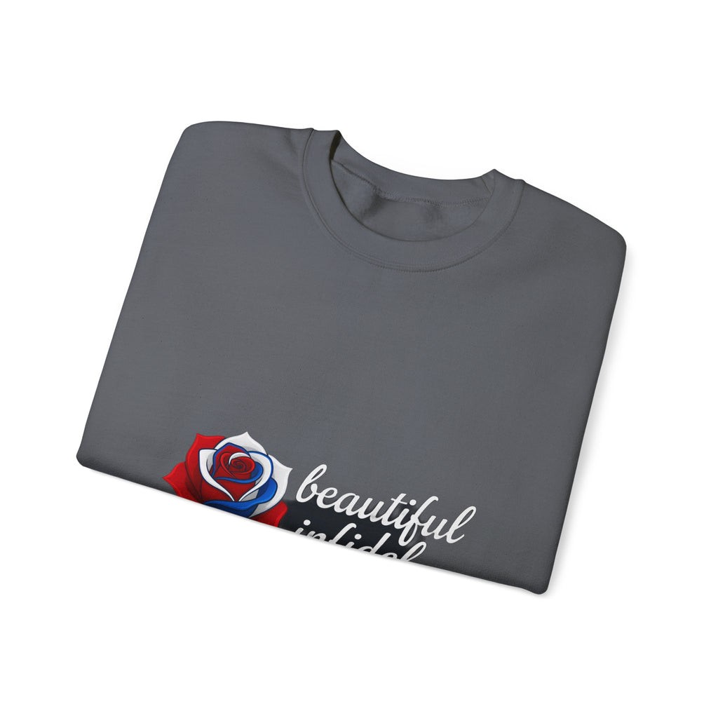 Infidel Beautiful Infidel  Gildan Crewneck Sweatshirt