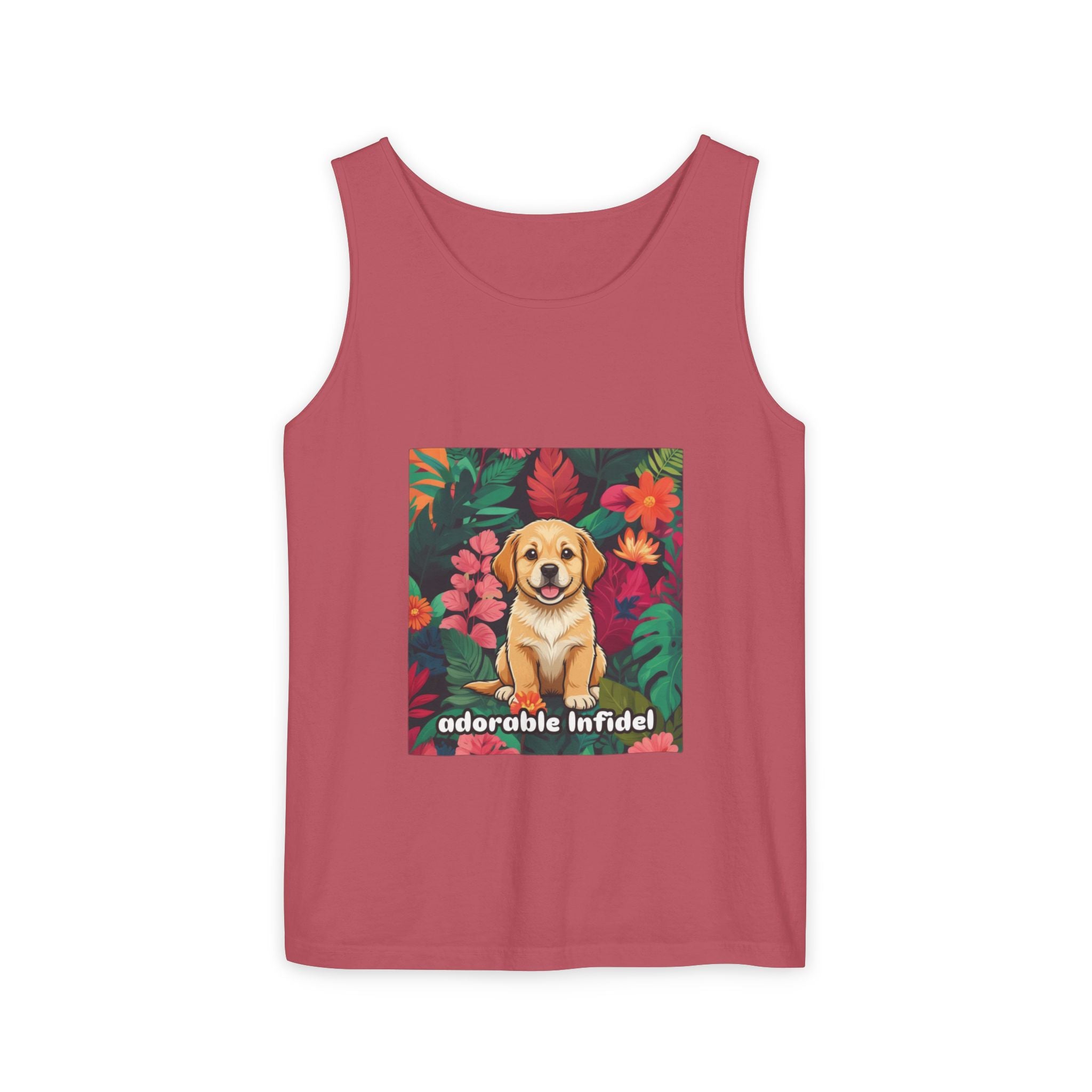 Adorable Infidel Garment-Dyed Tank Top