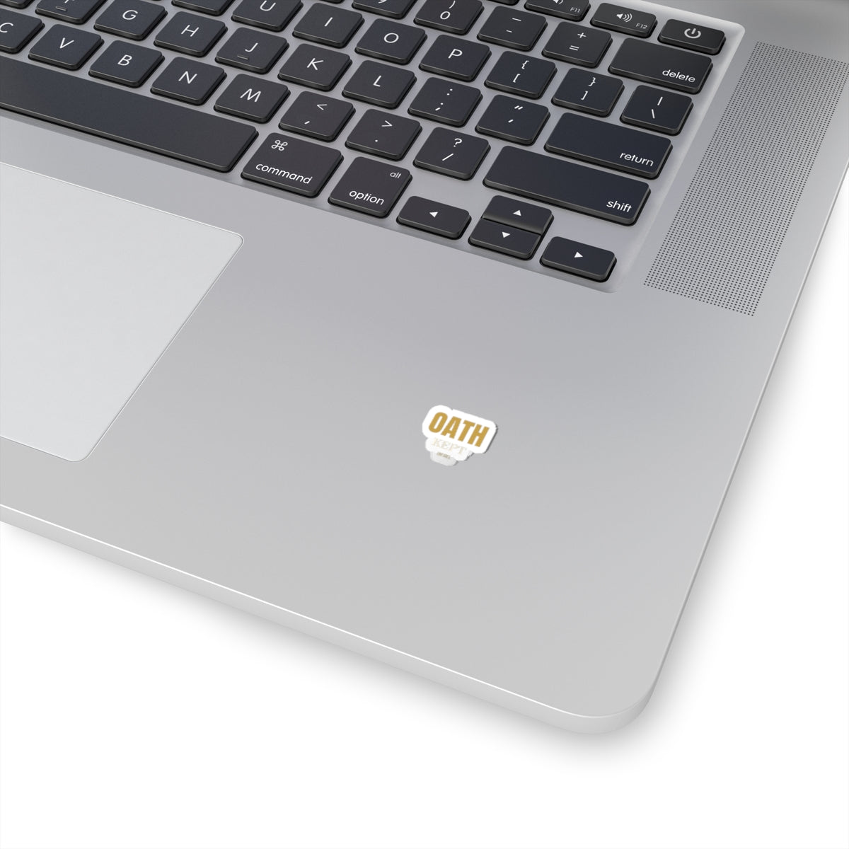 OATH KEPT Sticker — Premium vinyl sticker, weatherproof, 4"x4" to 8"x8"
