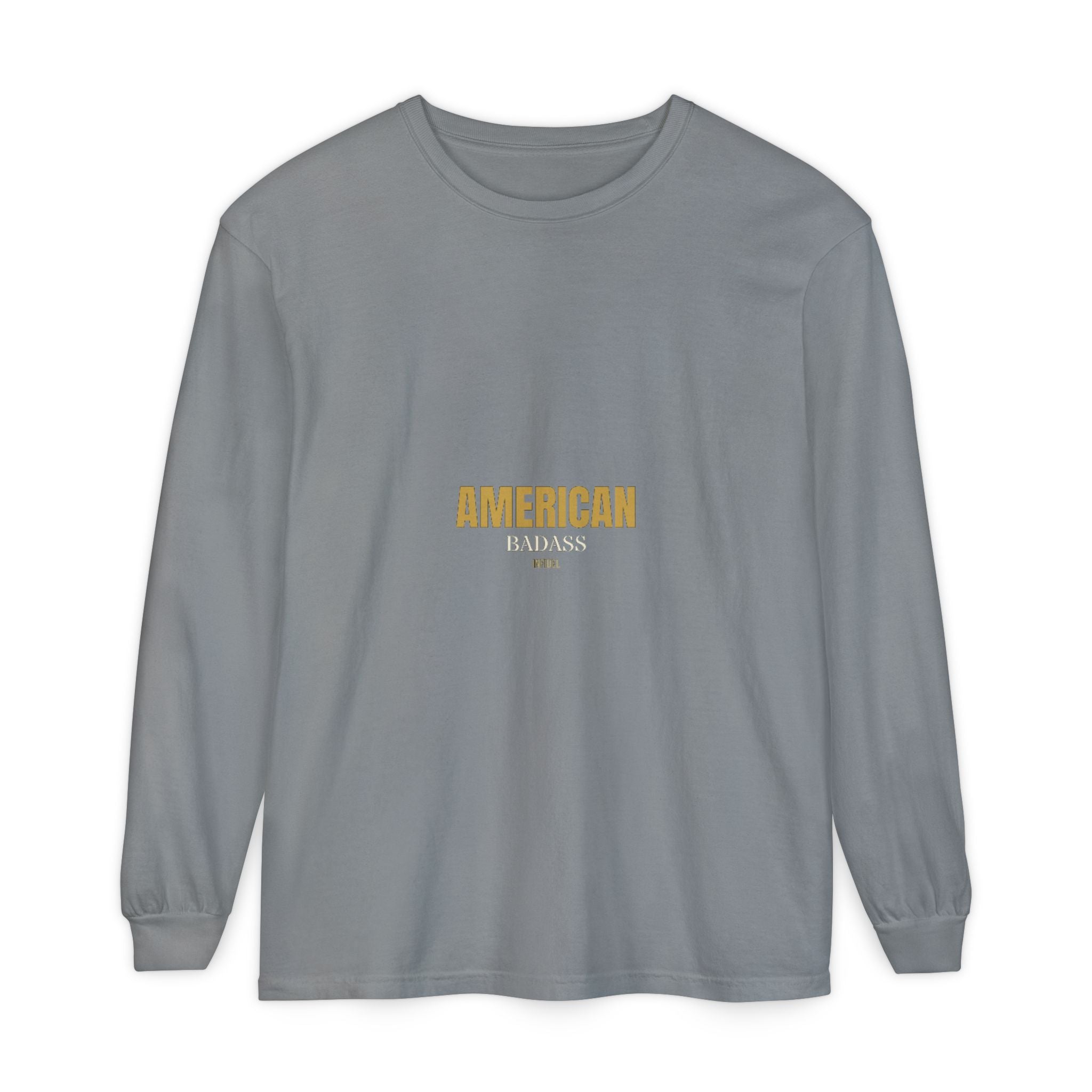 AMERICAN BADASS Comfort Colors Long Sleeve Long-sleeve - Infidel.me Patriotic Apparel