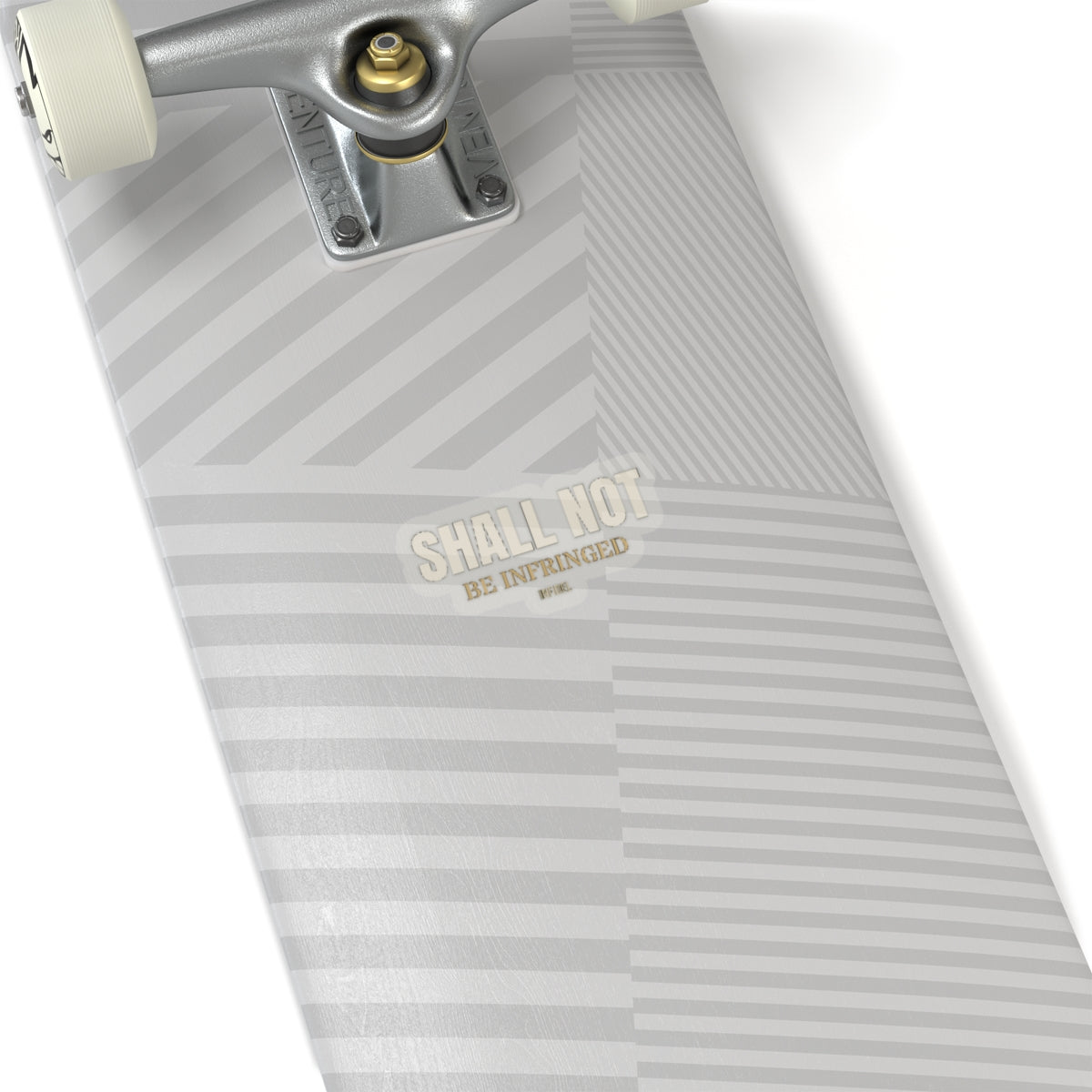 SHALL NOT BE Sticker — Premium vinyl sticker, weatherproof, 4"x4" to 8"x8"