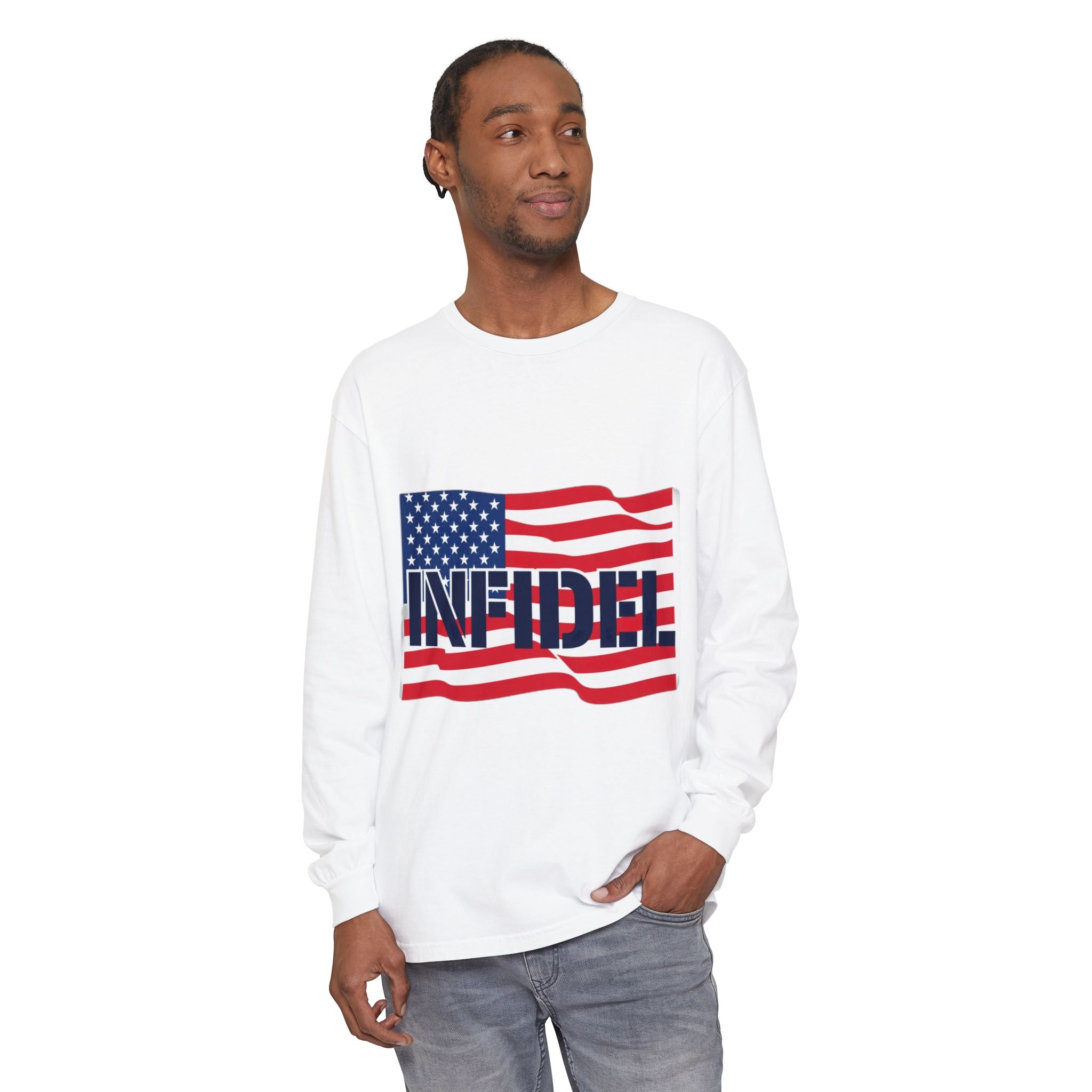 American-Bold Comfort Colors Long Sleeve
