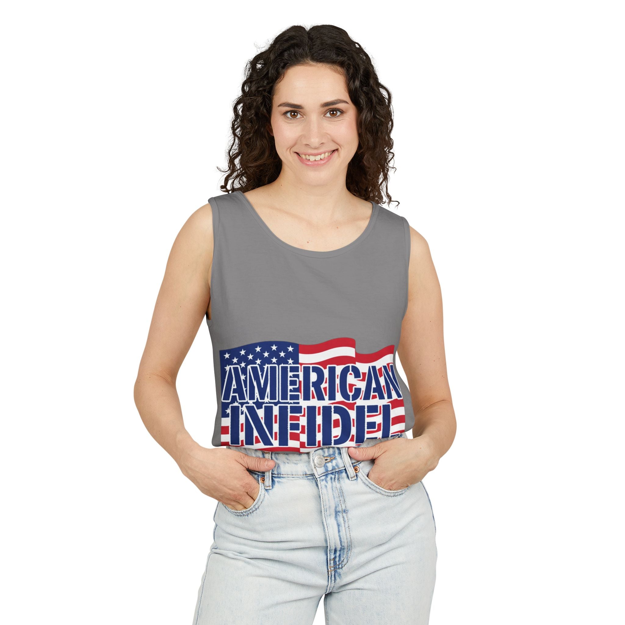Infidel American Infidel Garment-Dyed Tank Top