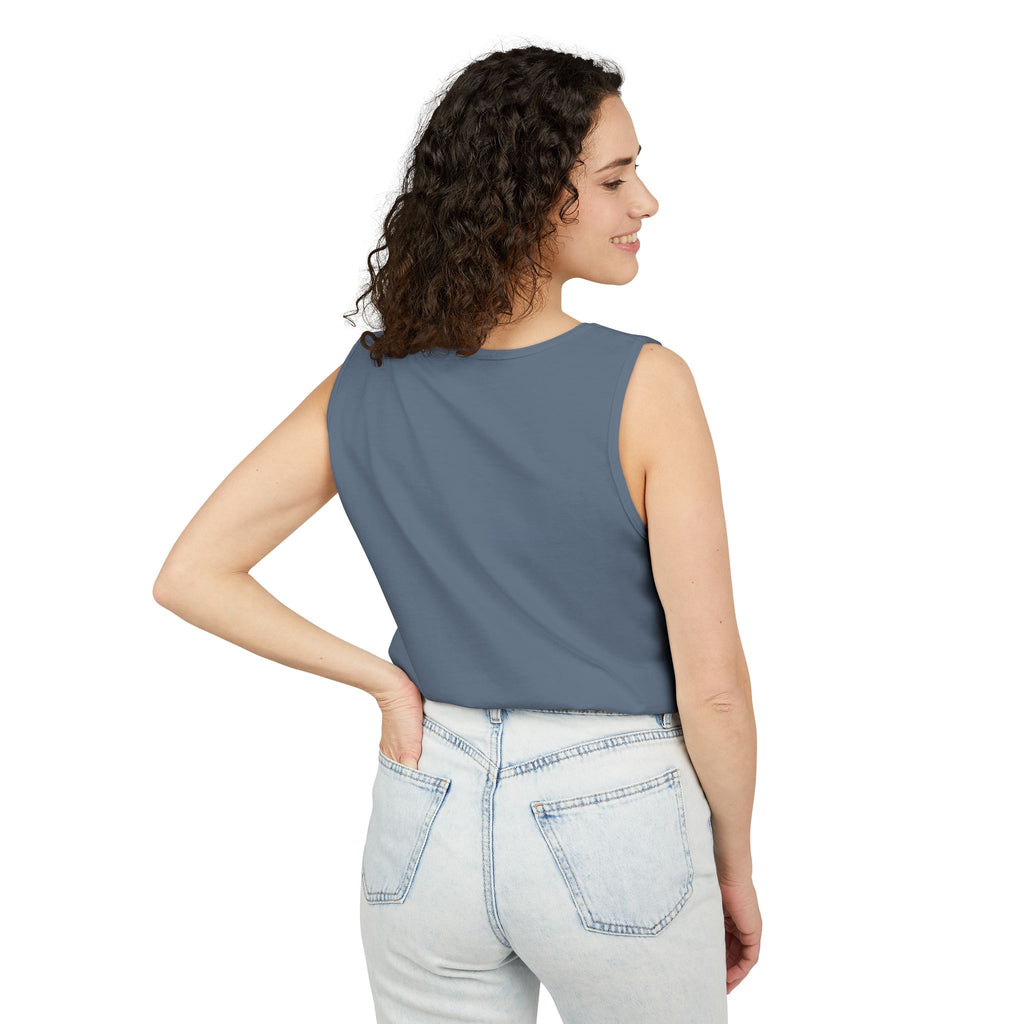 SHALL NOT BE Garment-Dyed Tank Top — Garment-dyed tank top, ringspun cotton, summer weight