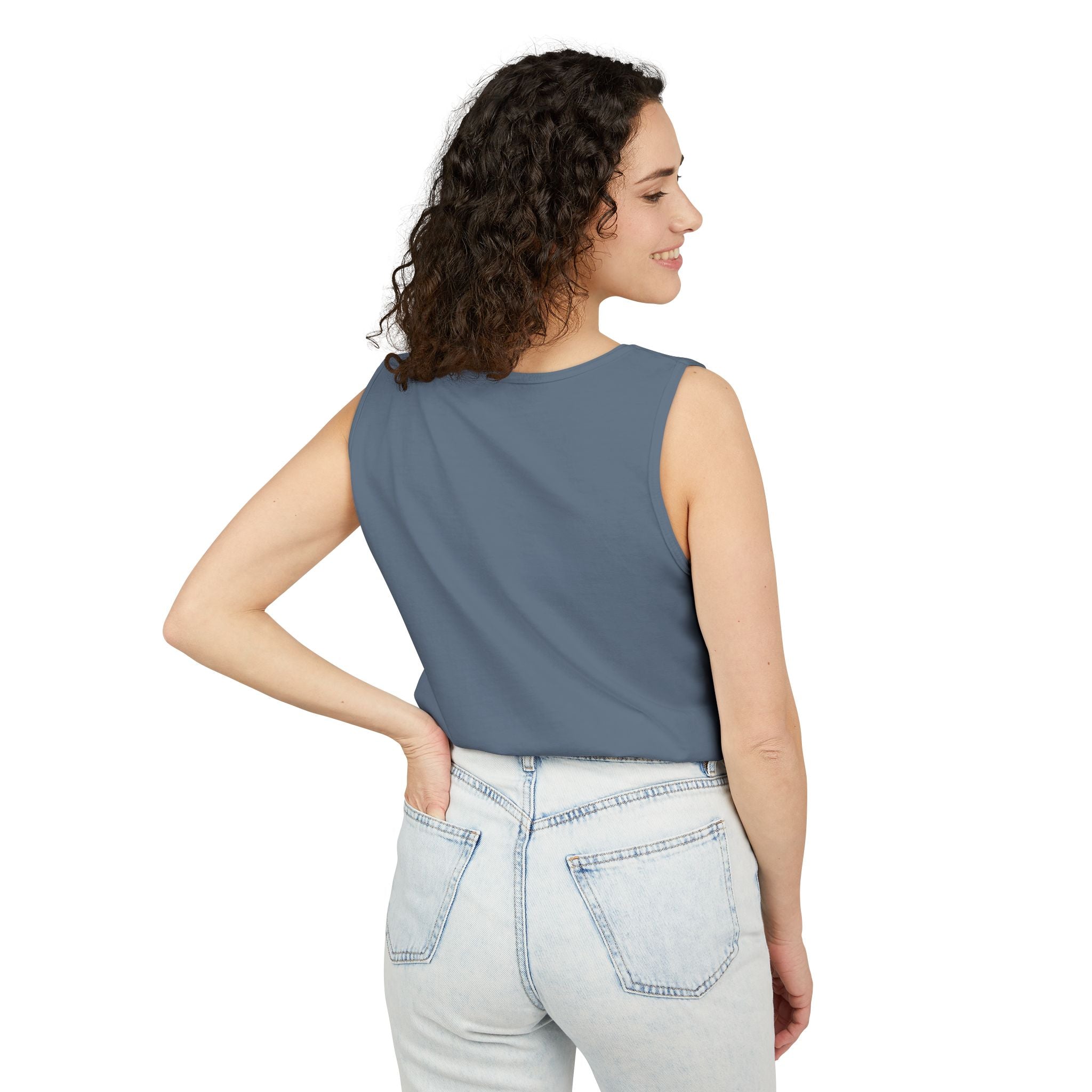 SHALL NOT BE Garment-Dyed Tank Top — Garment-dyed tank top, ringspun cotton, summer weight