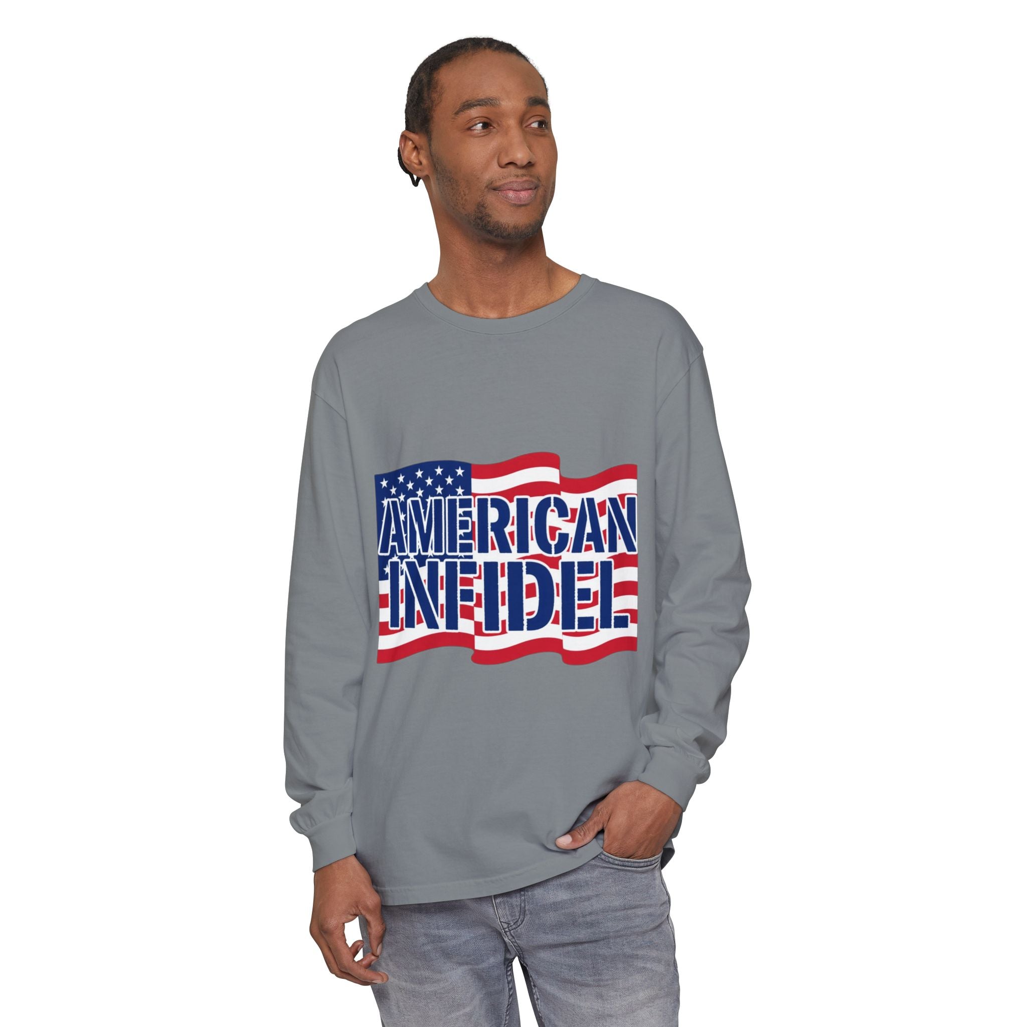 Infidel American Infidel Comfort Colors Long Sleeve